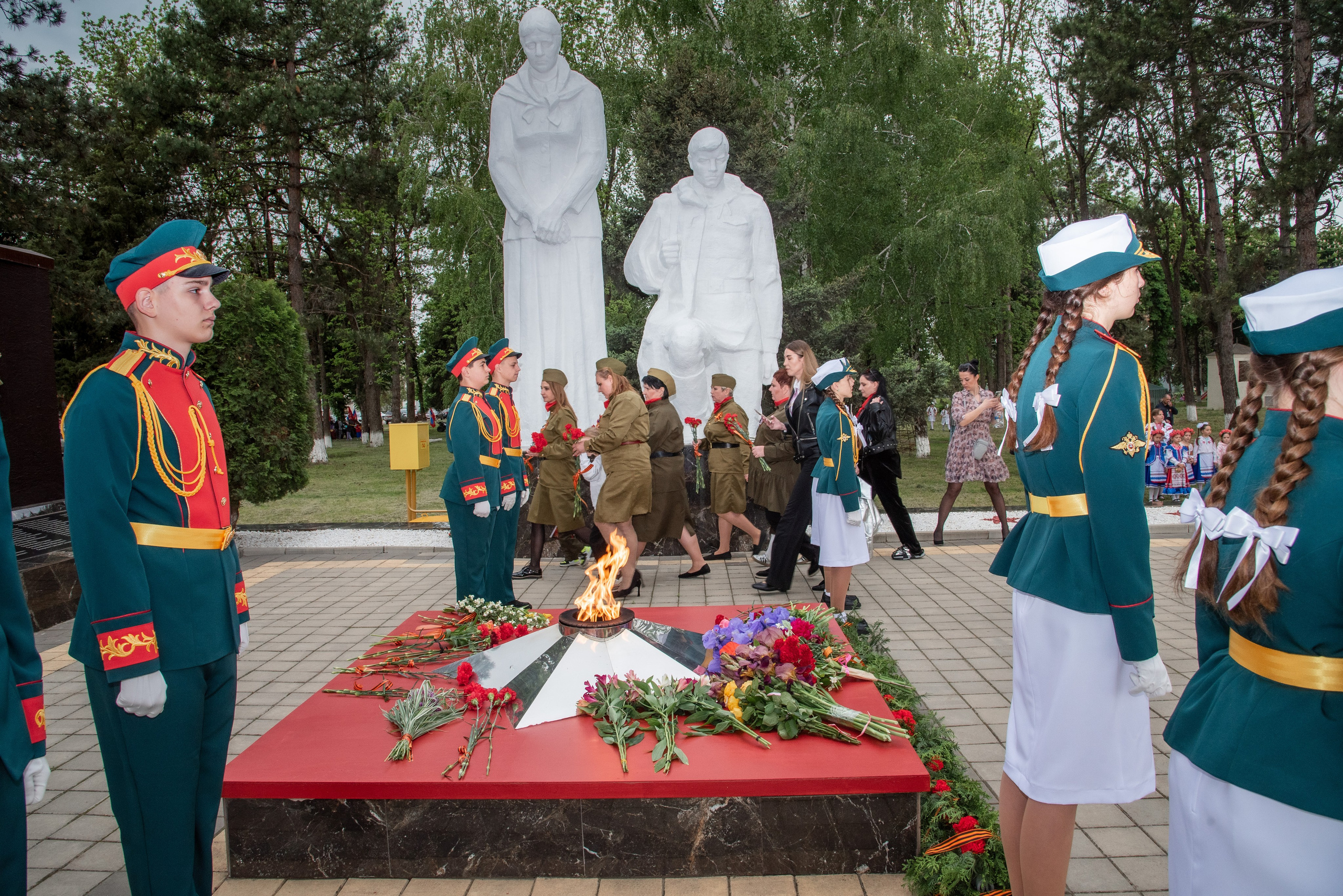 Репортаж для СМИ_9мая_п.Агроном (цветокор). Детский и семейный фотограф Краснодар / Сочи Сергеева Олеся
