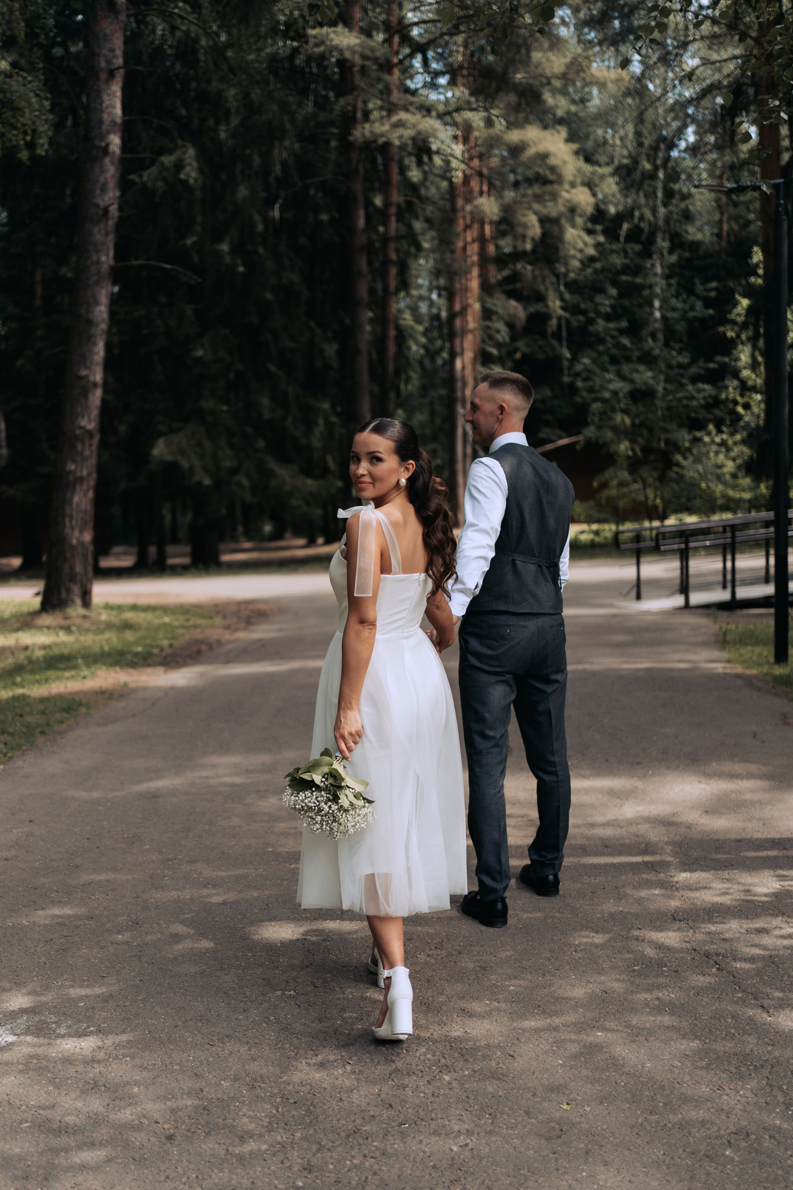 Парк Елочки свадебная фотосессия. Семейный фотограф в Москве и в Домодедово Екатерина Патракова