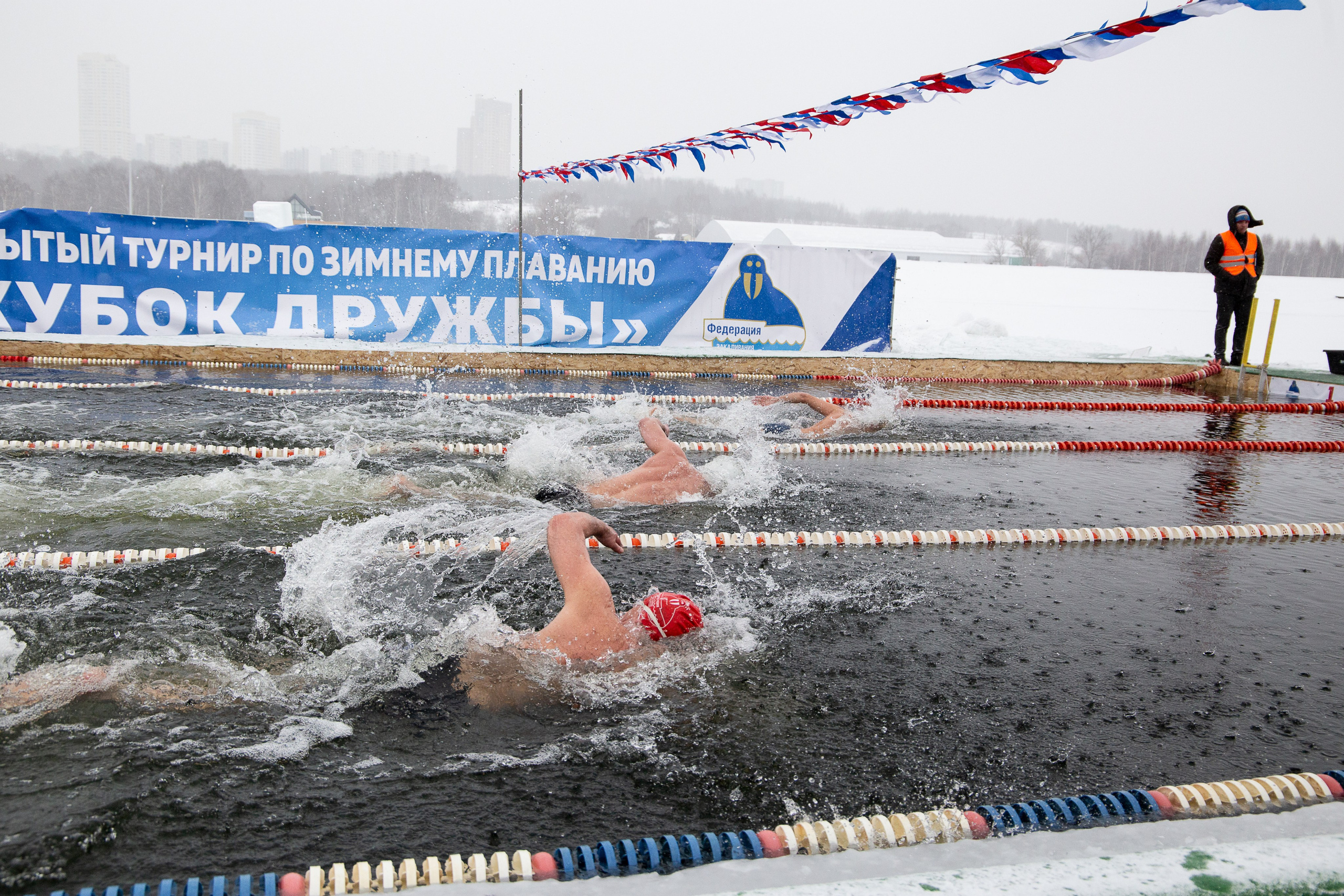 Моржи (спорт). Портретный фотограф в Москве Афанасьева Вера