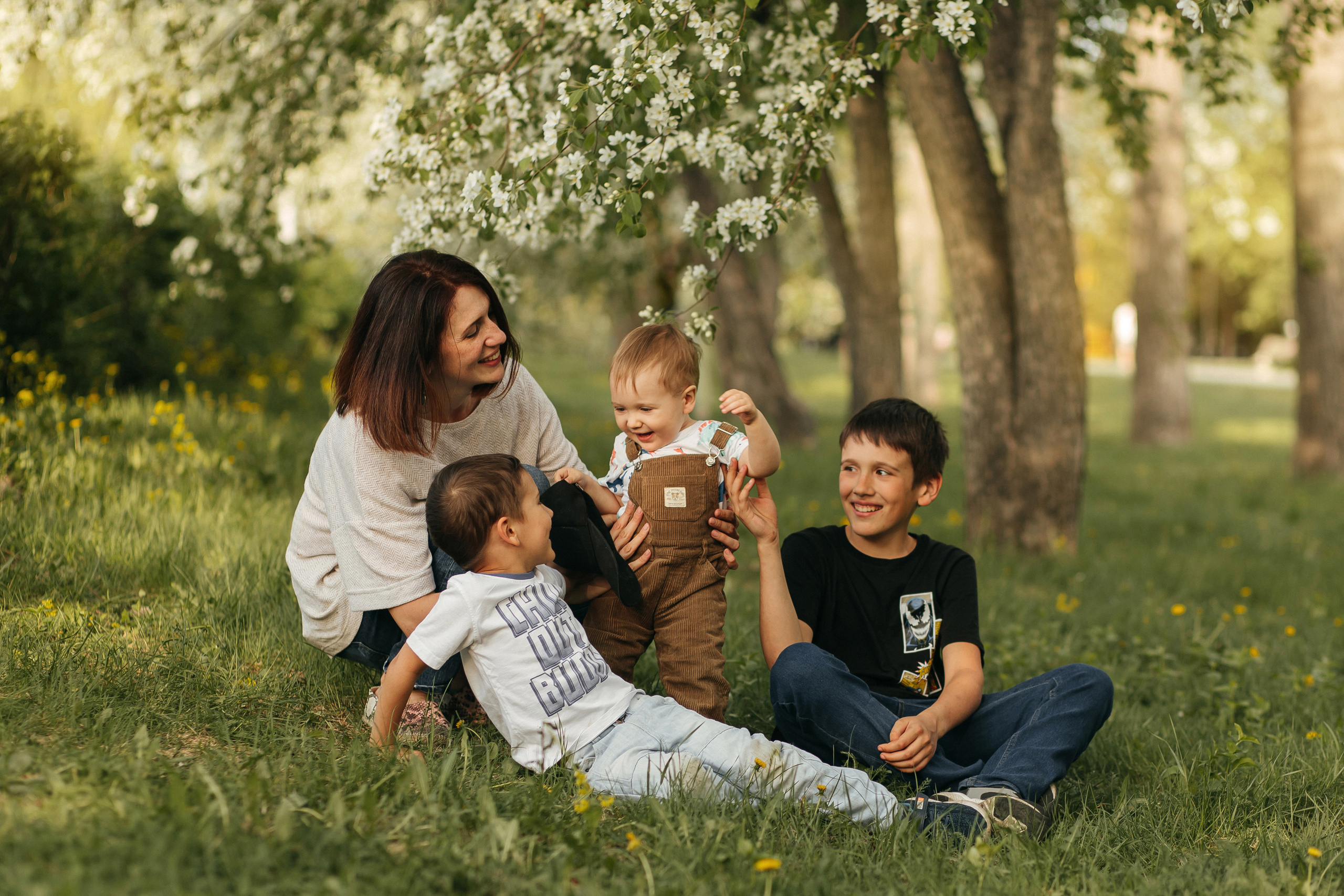 Прогулочная фотосессия для Татьяны и сыновей. Главная