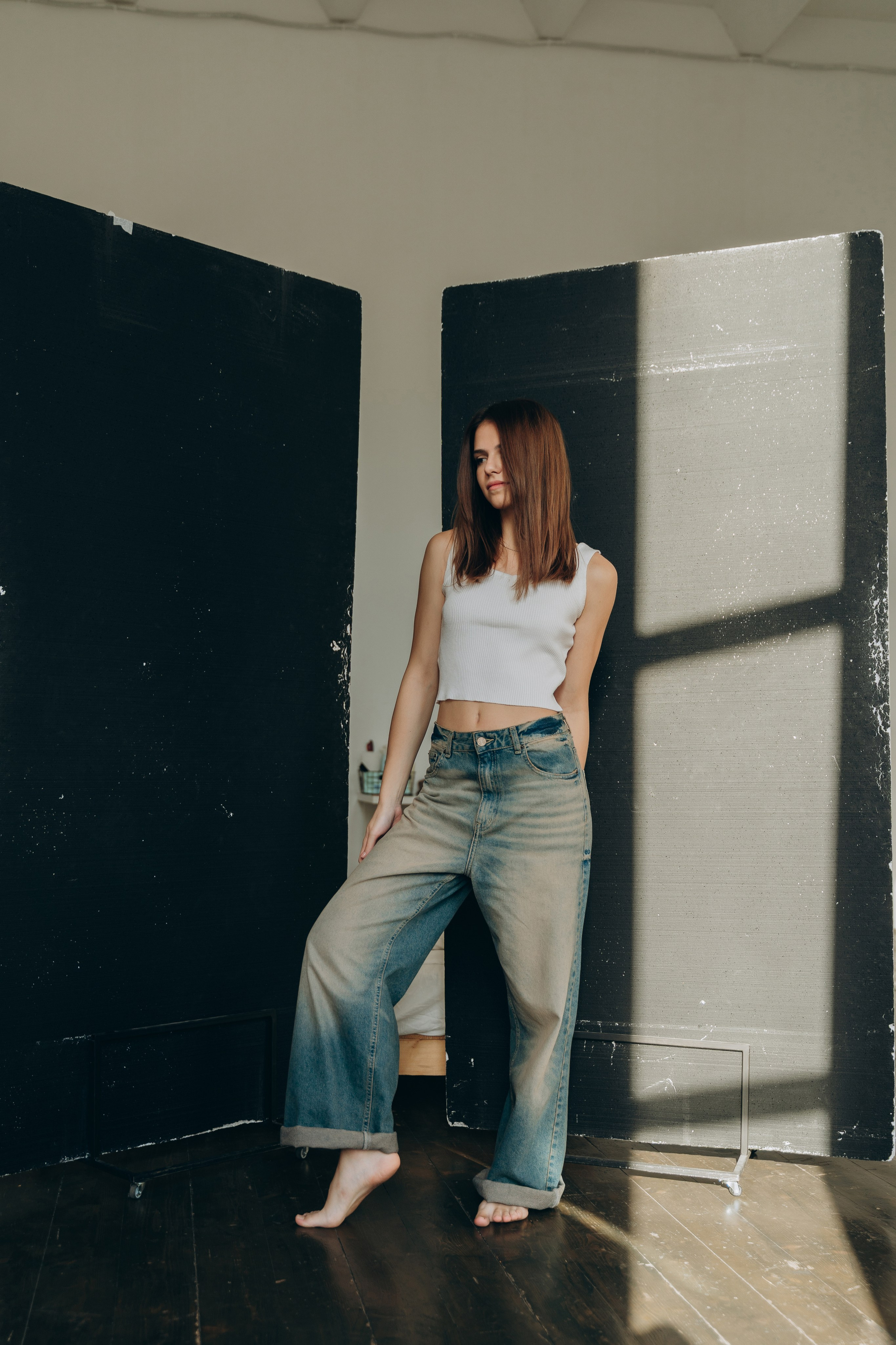 Настя. Модельные тесты. Фотограф Москва Виктория-Антуанетта