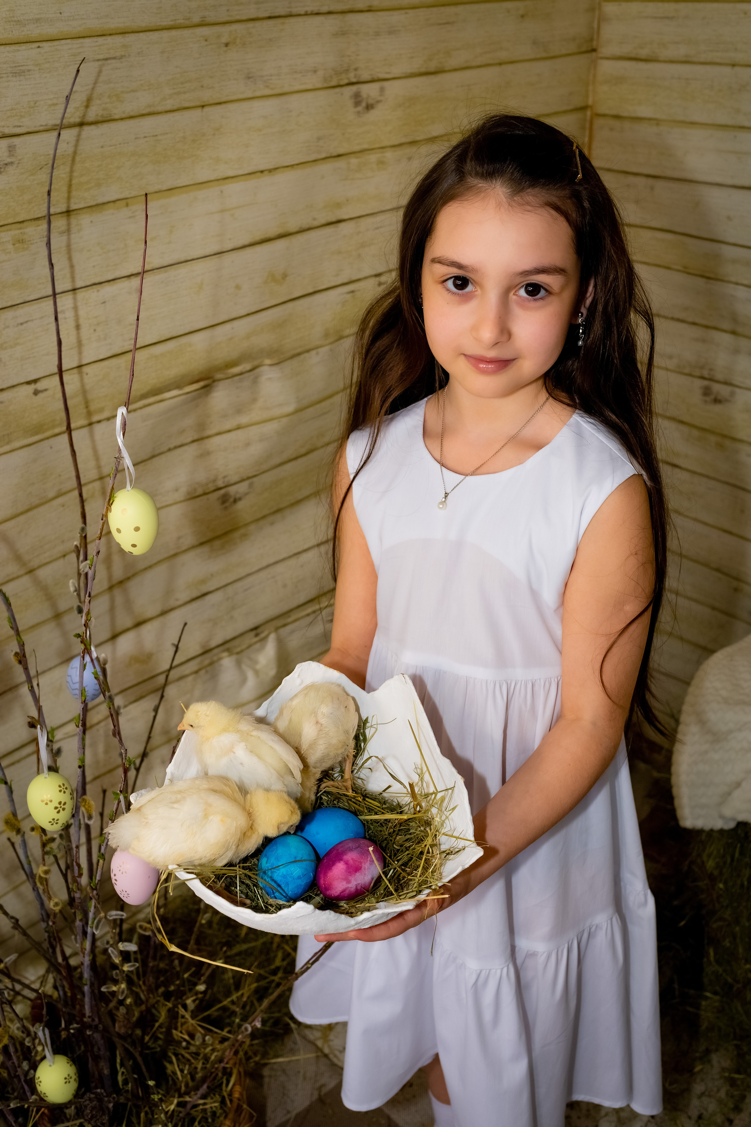 Пасхальный фотодень с цыплятами. Семейный и детский фотограф в Москве и МО Крюкова Надежда