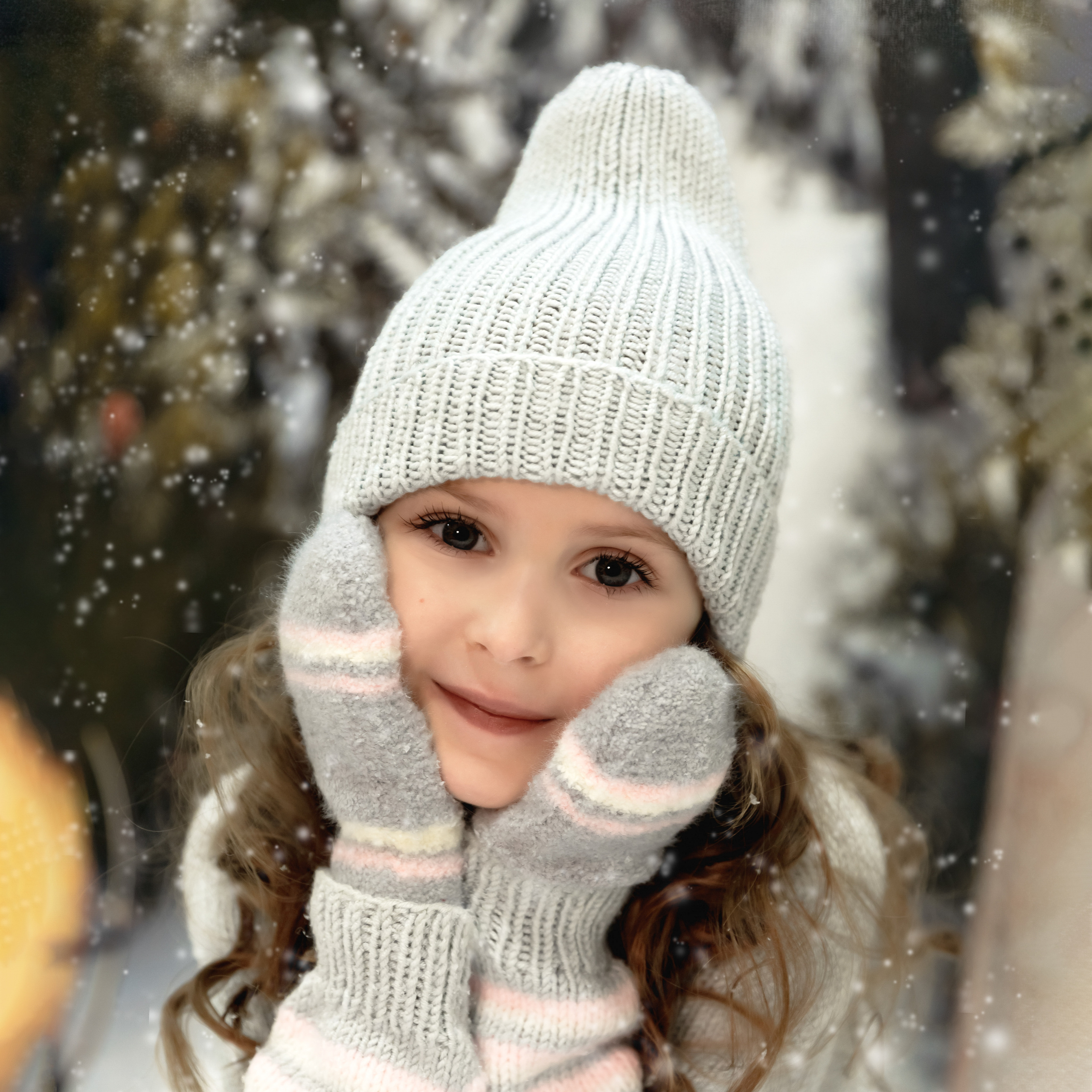 Новогодний фотодень с кроликами. Семейный и детский фотограф в Москве и МО Крюкова Надежда