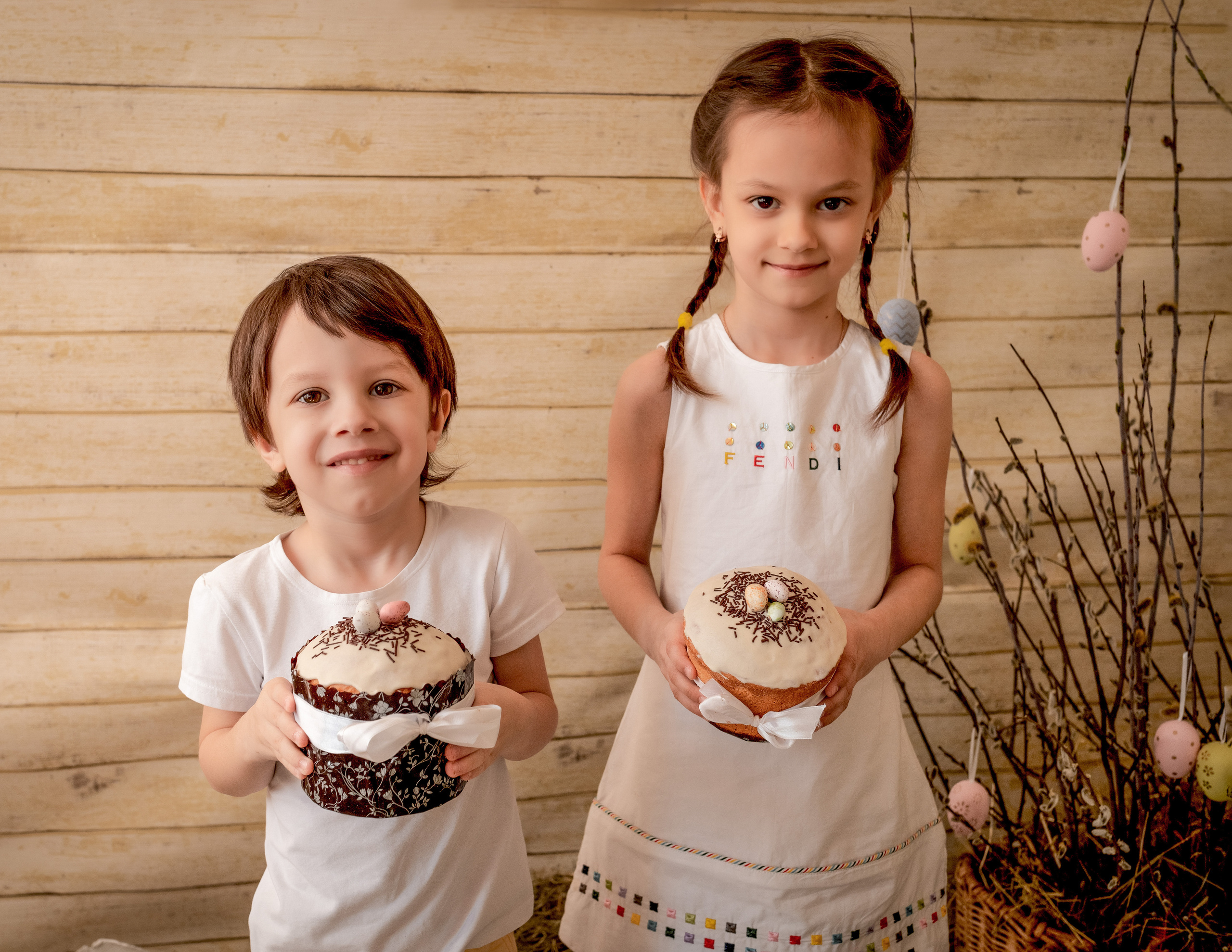 Пасхальный фотодень с цыплятами. Семейный и детский фотограф в Москве и МО Крюкова Надежда