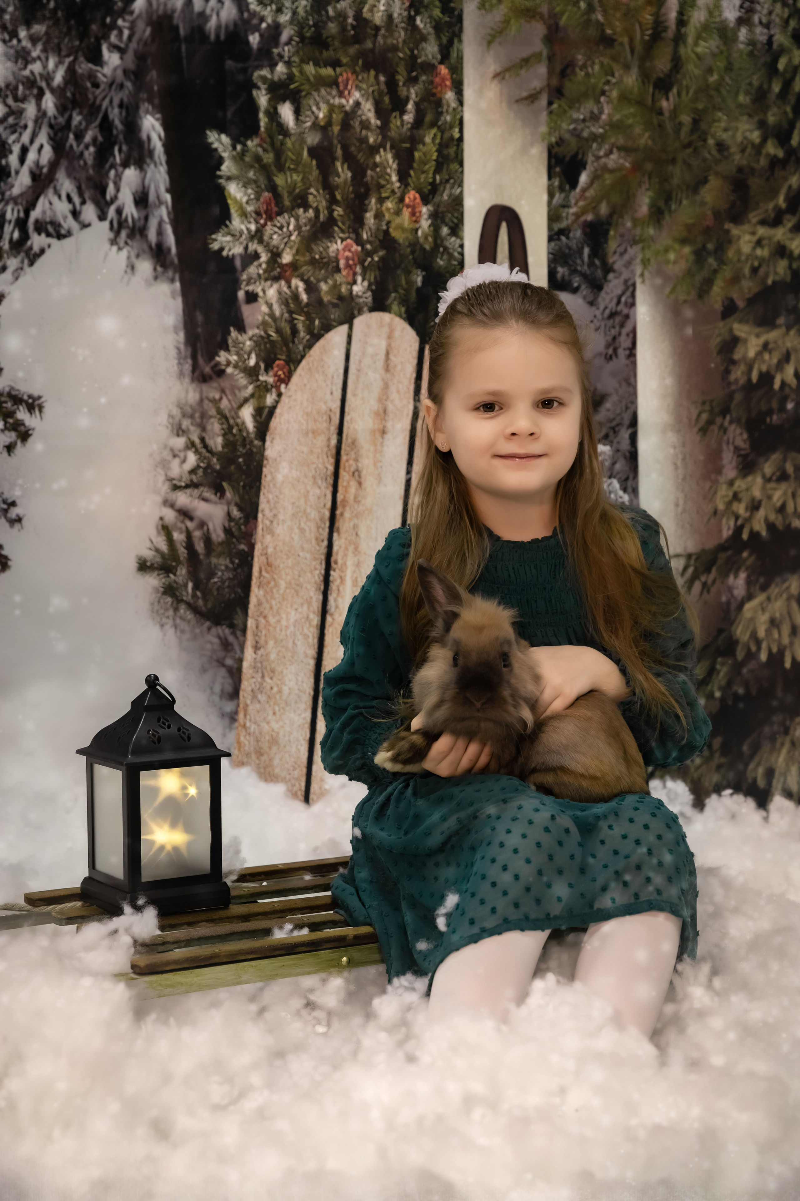 Новогодний фотодень с кроликами. Семейный и детский фотограф в Москве и МО Крюкова Надежда