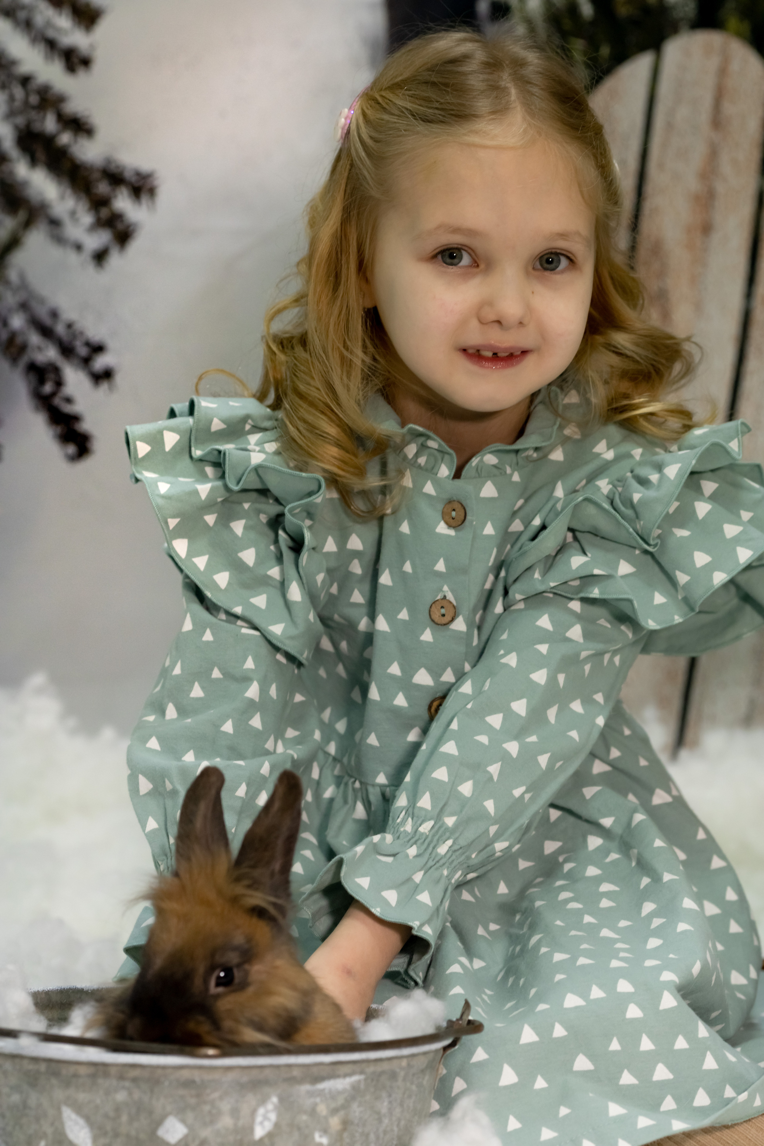 Новогодний фотодень с кроликами. Семейный и детский фотограф в Москве и МО Крюкова Надежда