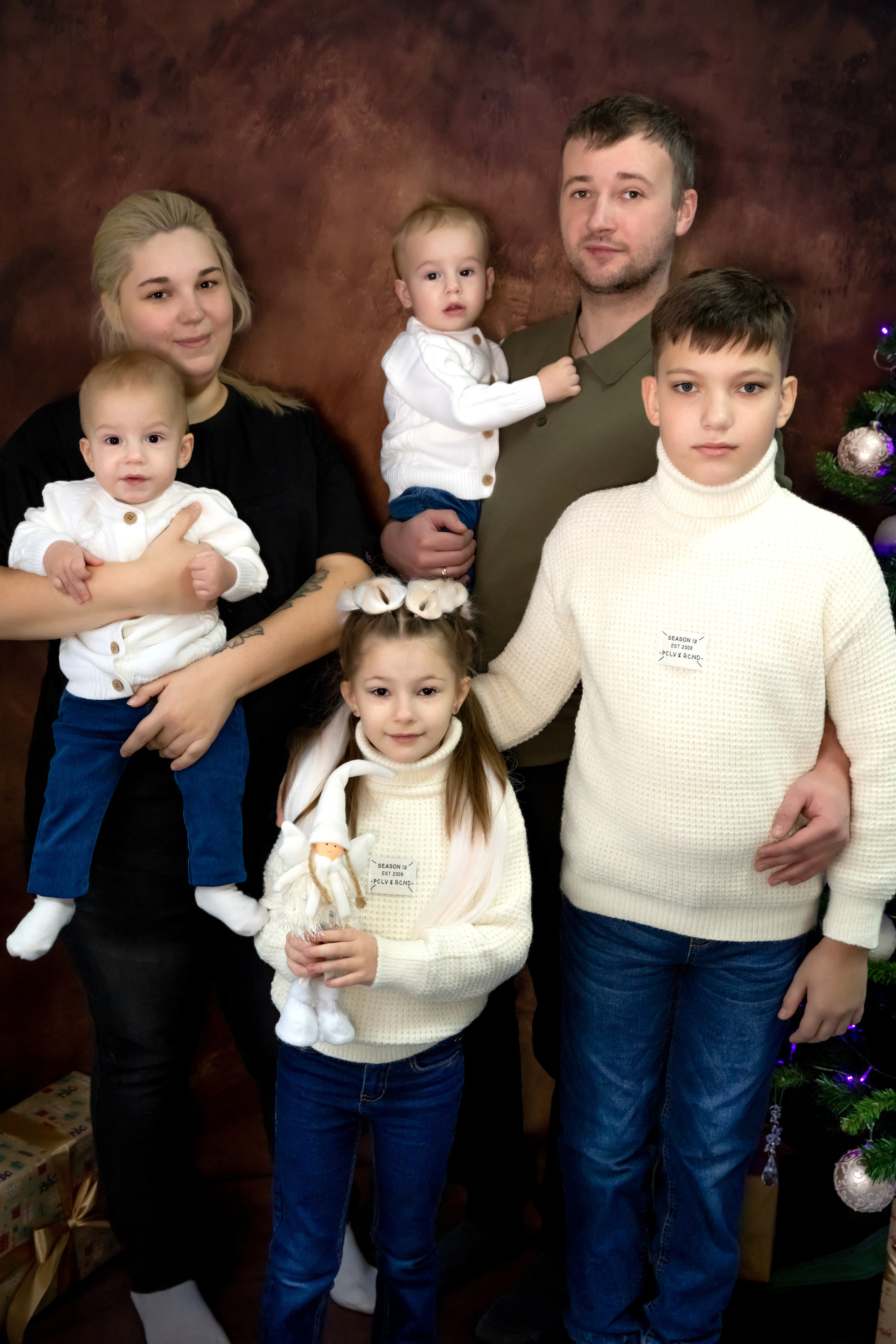 Новогодний фотодень с кроликами. Семейный и детский фотограф в Москве и МО Крюкова Надежда