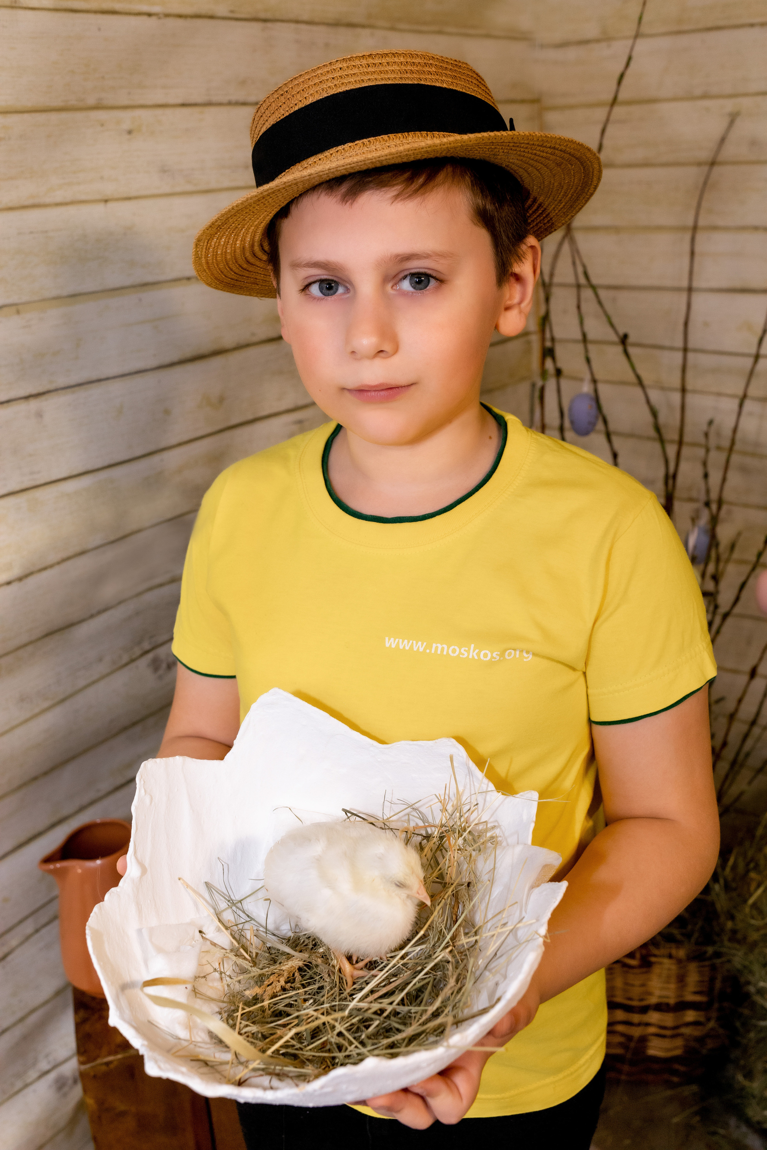Пасхальный фотодень с цыплятами. Семейный и детский фотограф в Москве и МО Крюкова Надежда