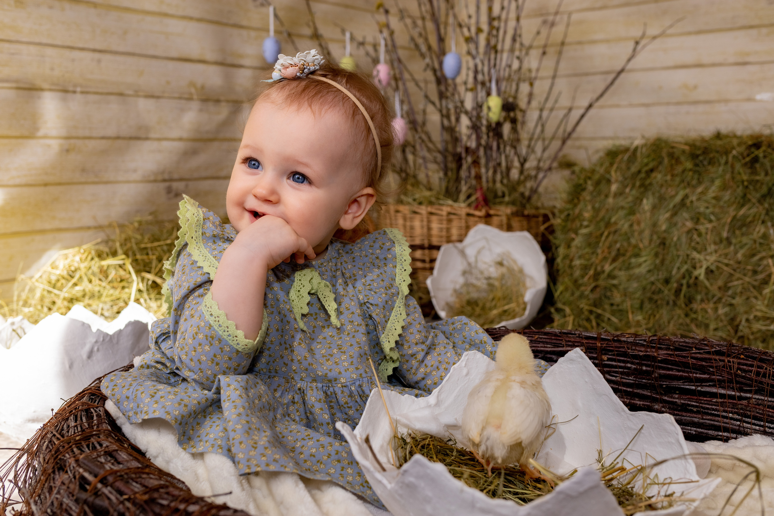 Пасхальный фотодень с цыплятами. Семейный и детский фотограф в Москве и МО Крюкова Надежда