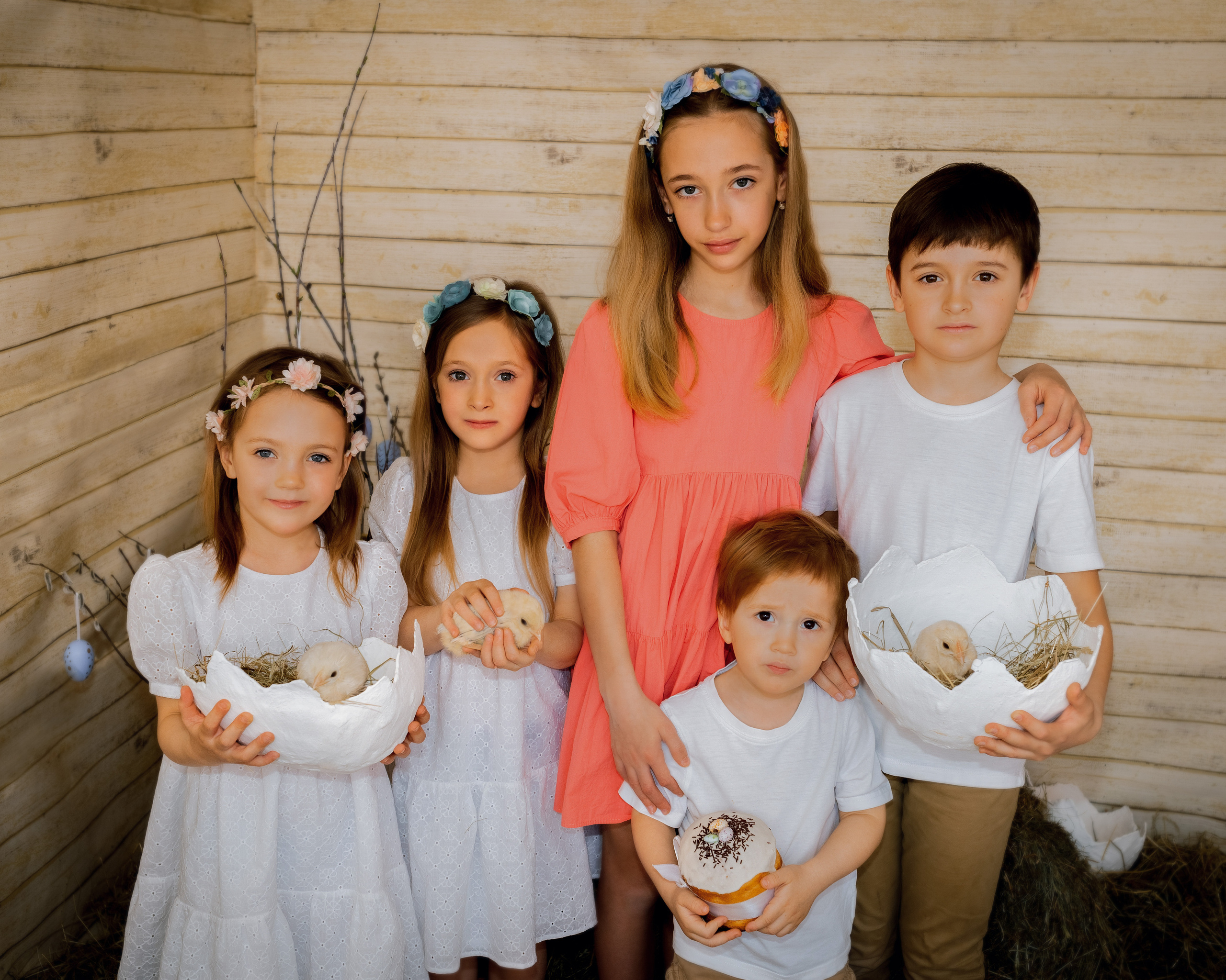 Пасхальный фотодень с цыплятами. Семейный и детский фотограф в Москве и МО Крюкова Надежда