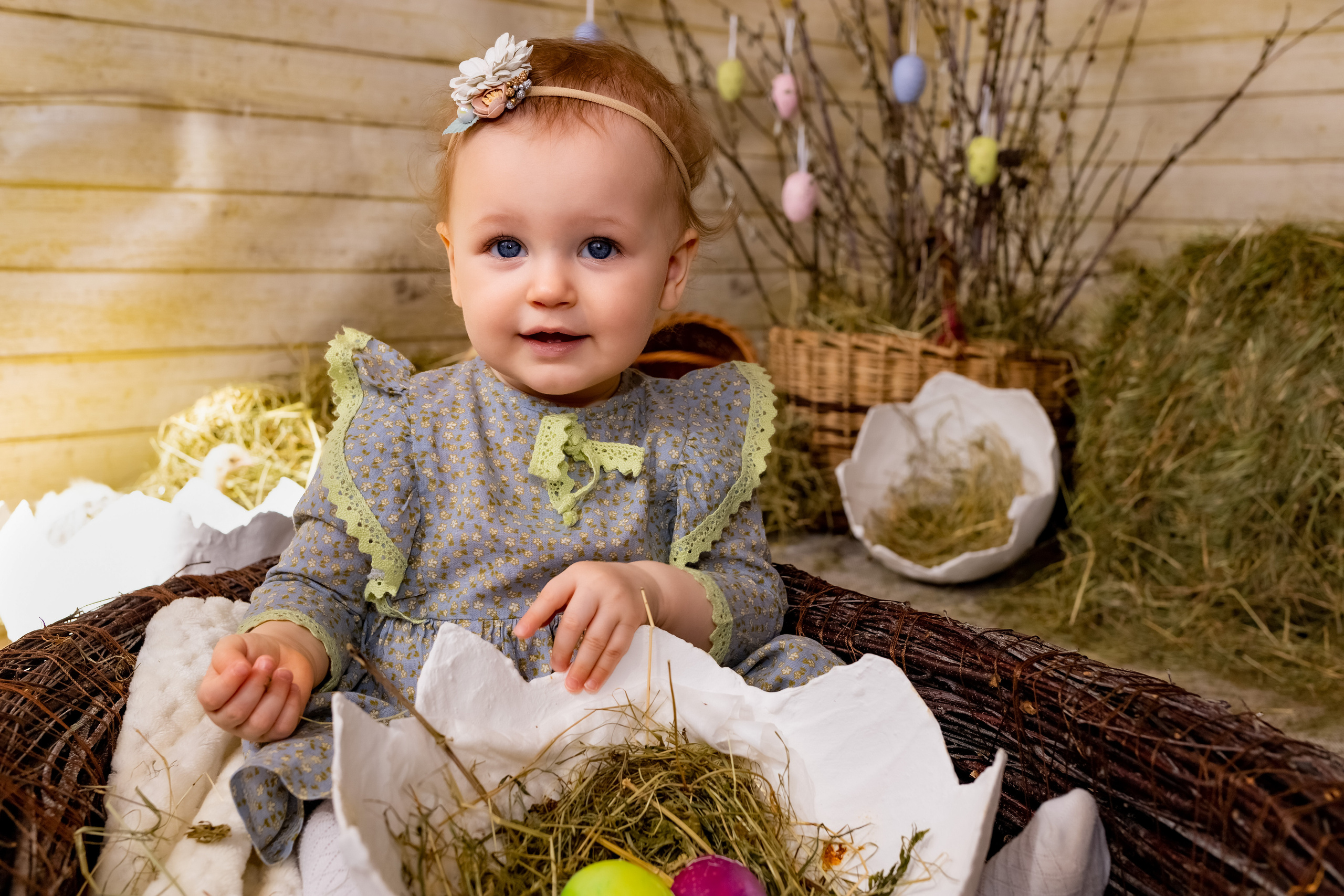 Пасхальный фотодень с цыплятами. Семейный и детский фотограф в Москве и МО Крюкова Надежда