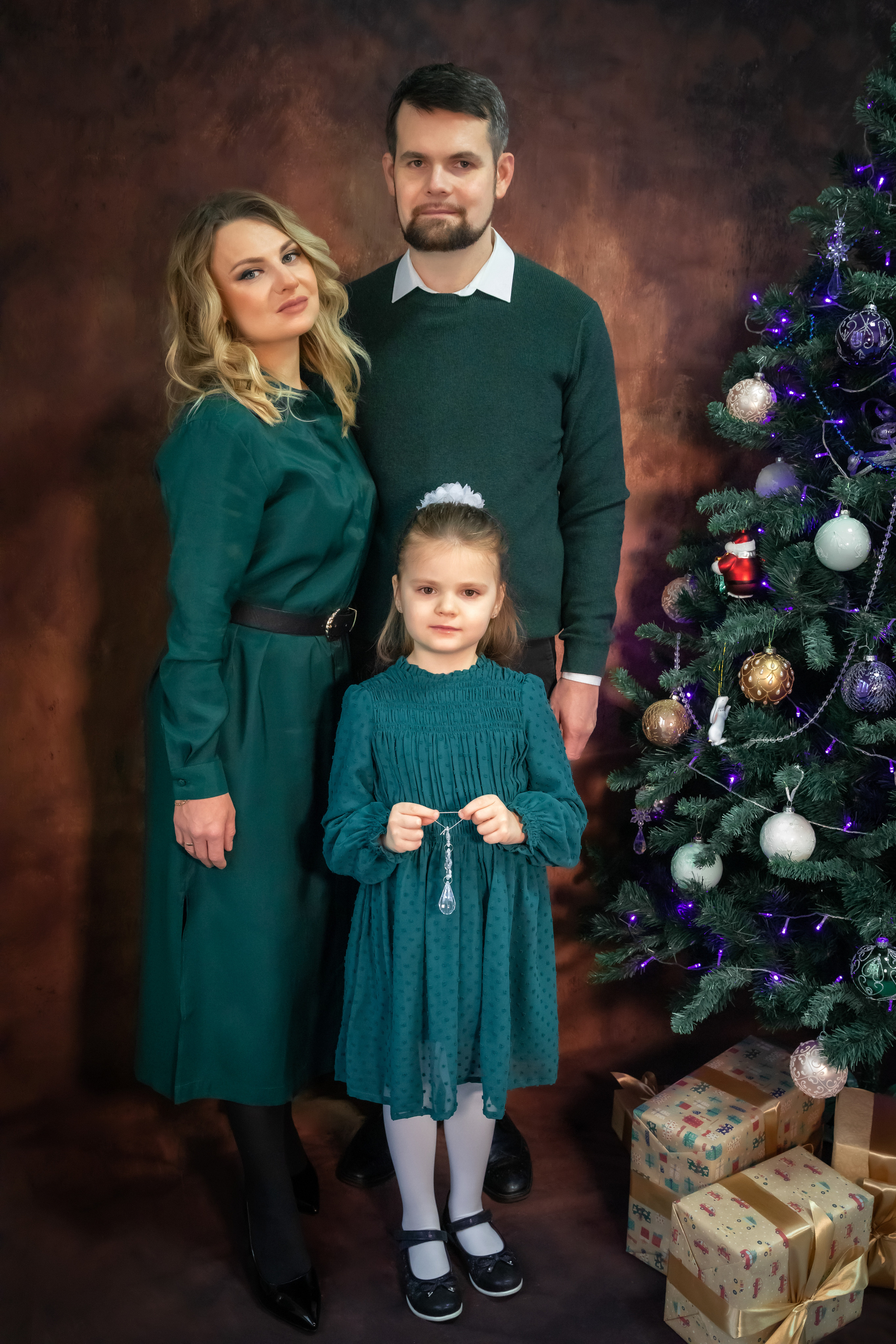 Новогодний фотодень с кроликами. Семейный и детский фотограф в Москве и МО Крюкова Надежда