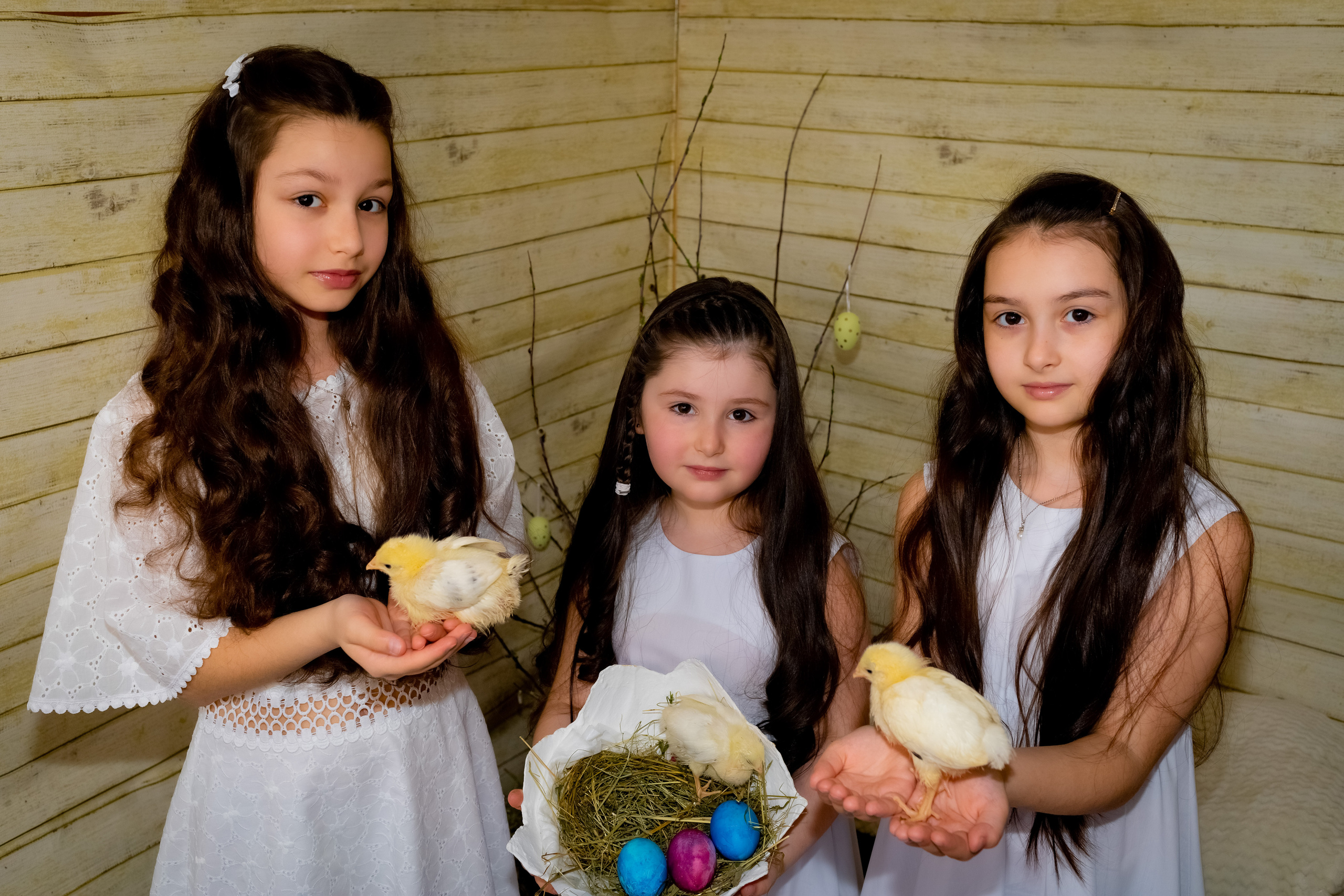Пасхальный фотодень с цыплятами. Семейный и детский фотограф в Москве и МО Крюкова Надежда