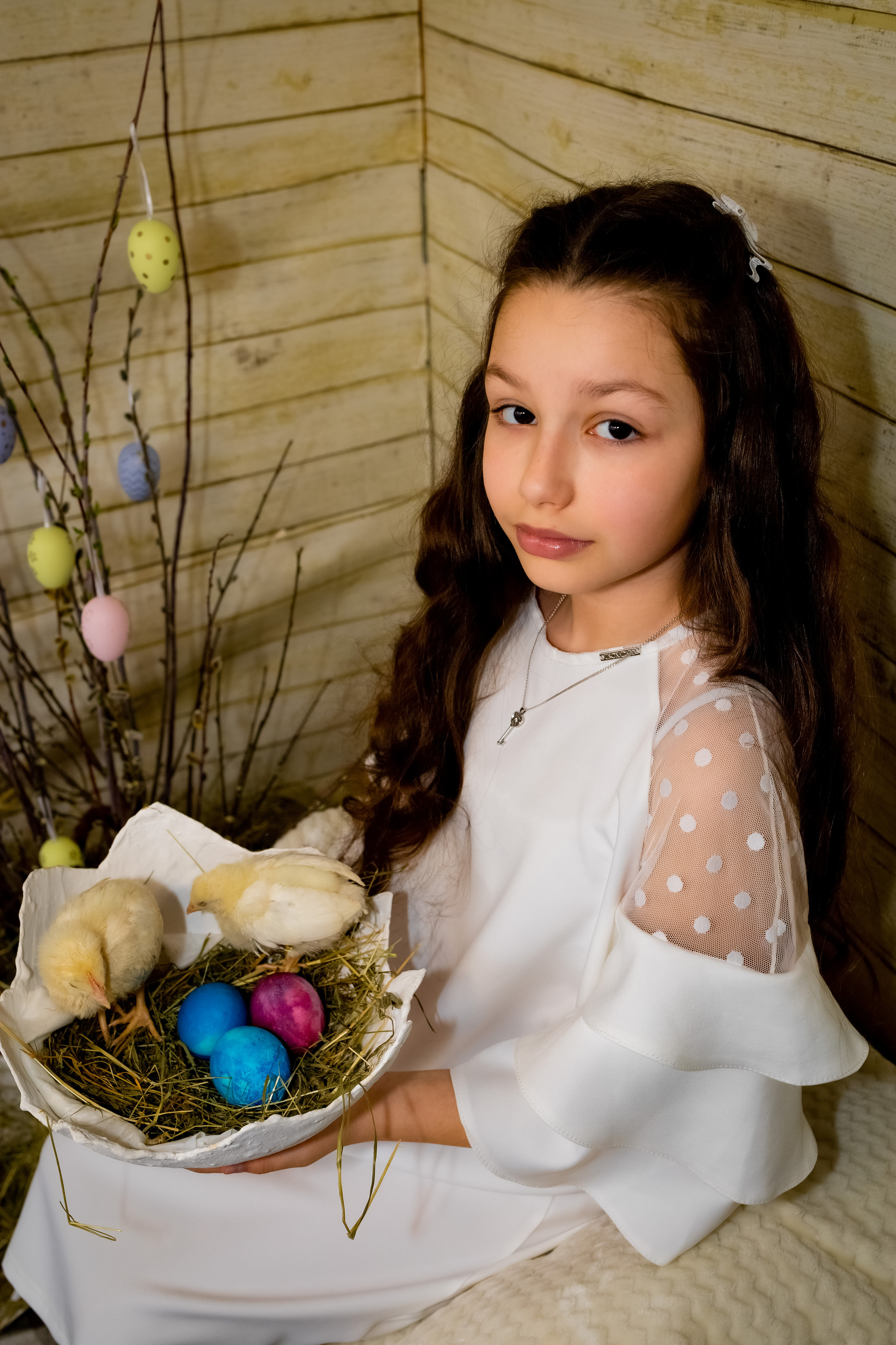 Пасхальный фотодень с цыплятами. Семейный и детский фотограф в Москве и МО Крюкова Надежда
