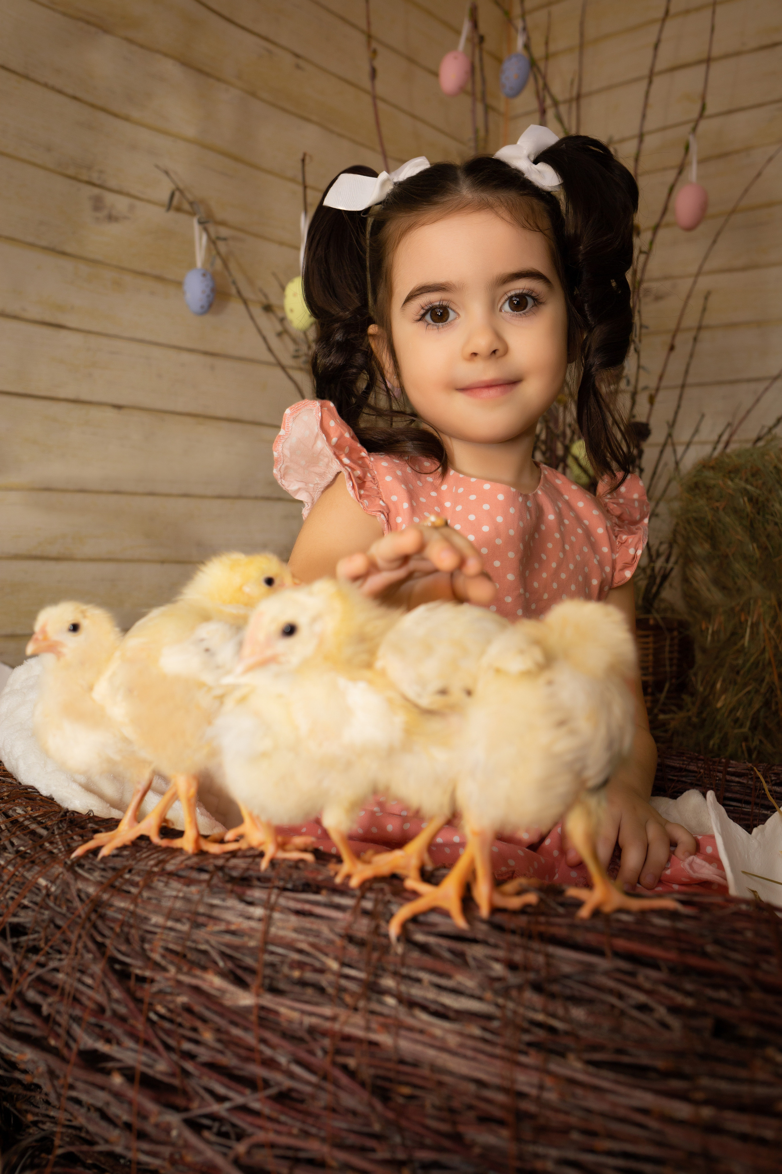 Пасхальный фотодень с цыплятами. Семейный и детский фотограф в Москве и МО Крюкова Надежда