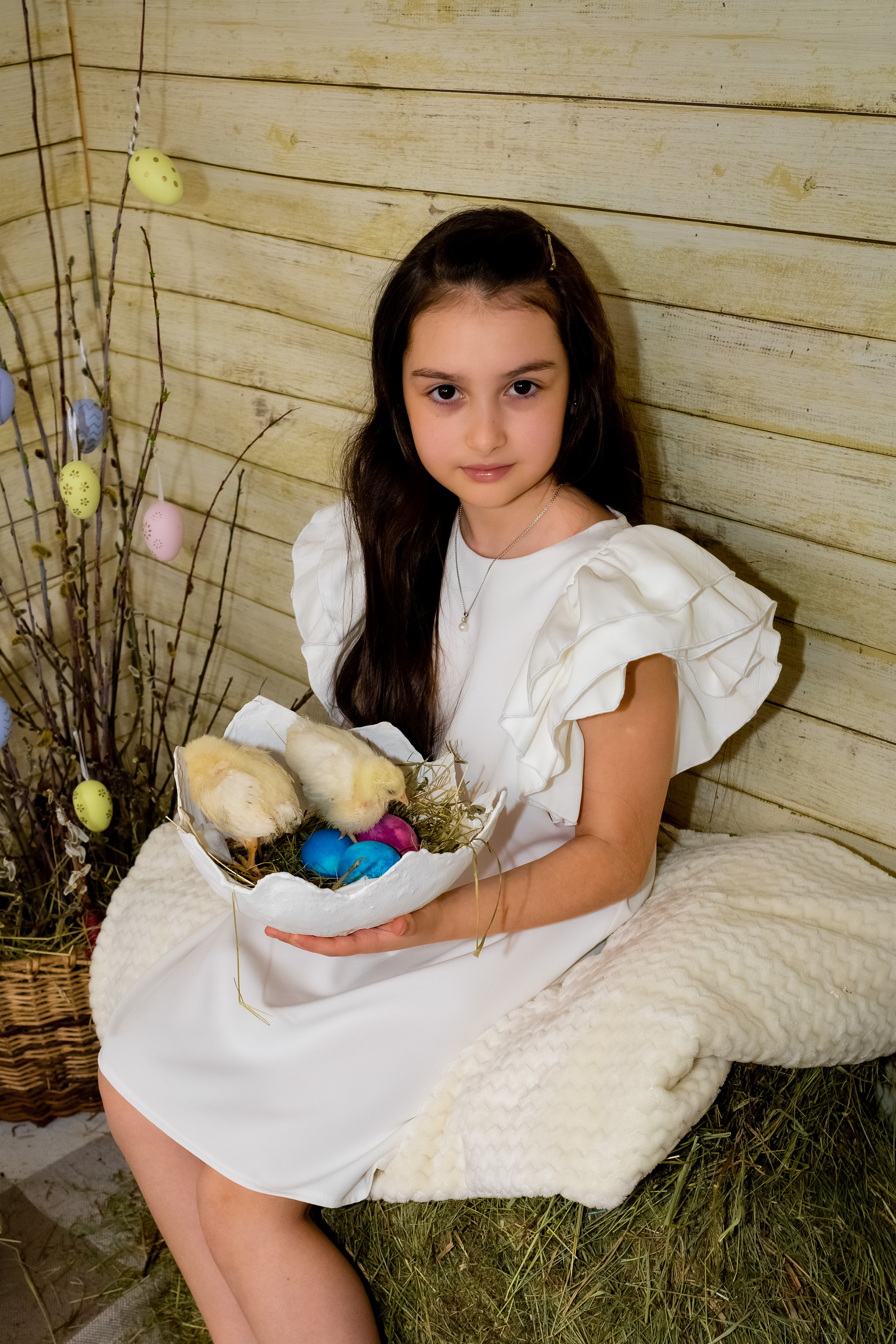 Пасхальный фотодень с цыплятами. Семейный и детский фотограф в Москве и МО Крюкова Надежда