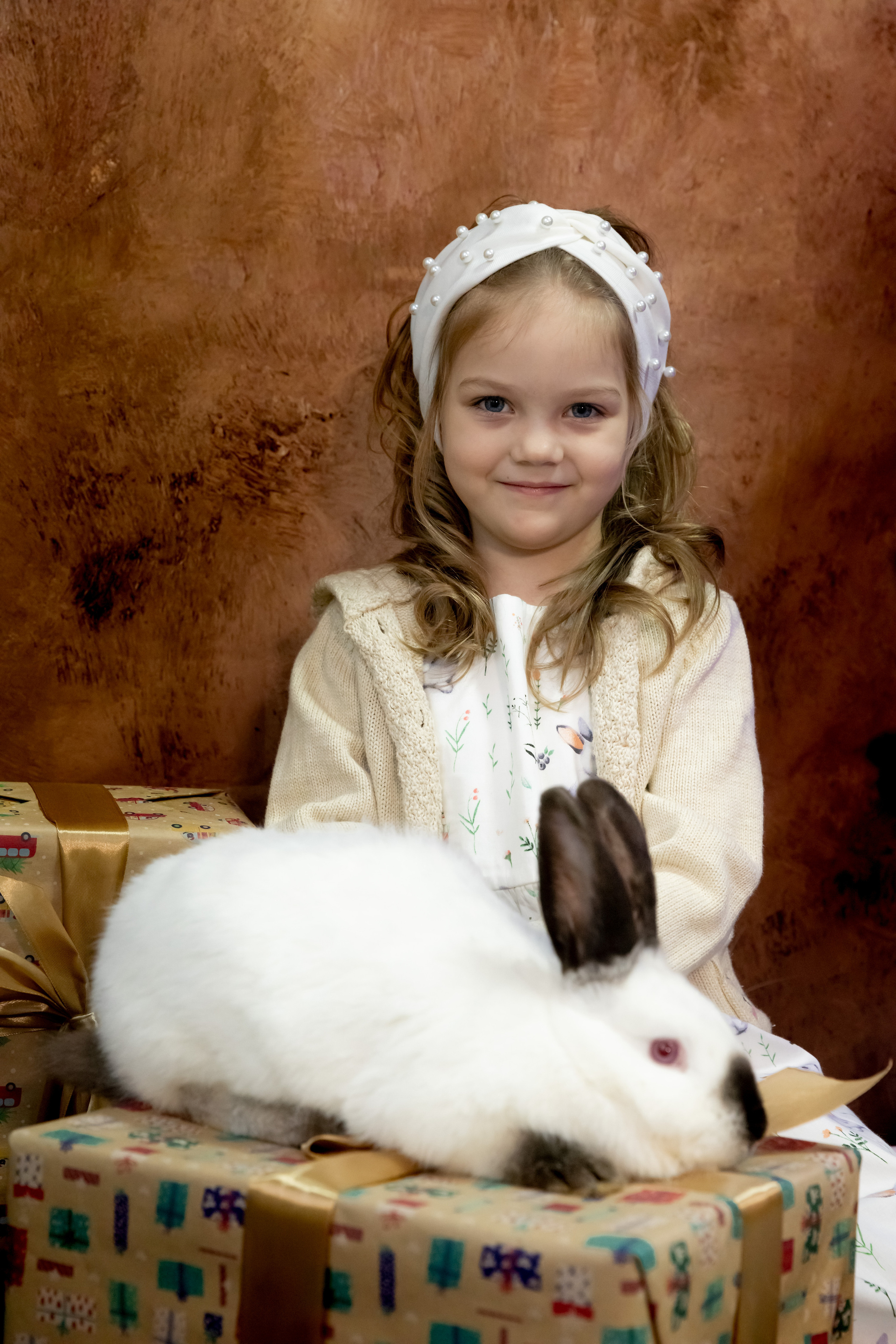 Новогодний фотодень с кроликами. Семейный и детский фотограф в Москве и МО Крюкова Надежда