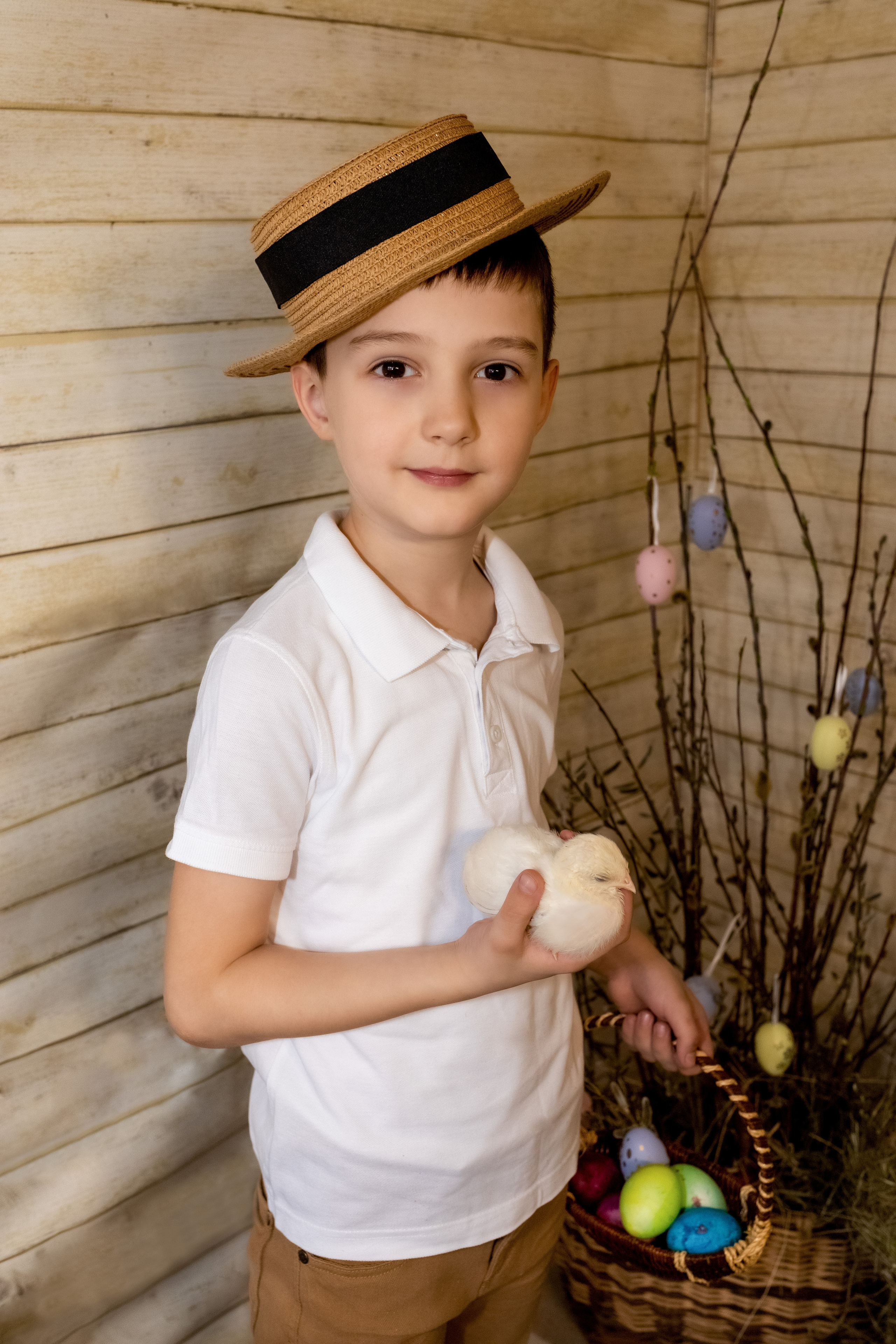 Пасхальный фотодень с цыплятами. Семейный и детский фотограф в Москве и МО Крюкова Надежда