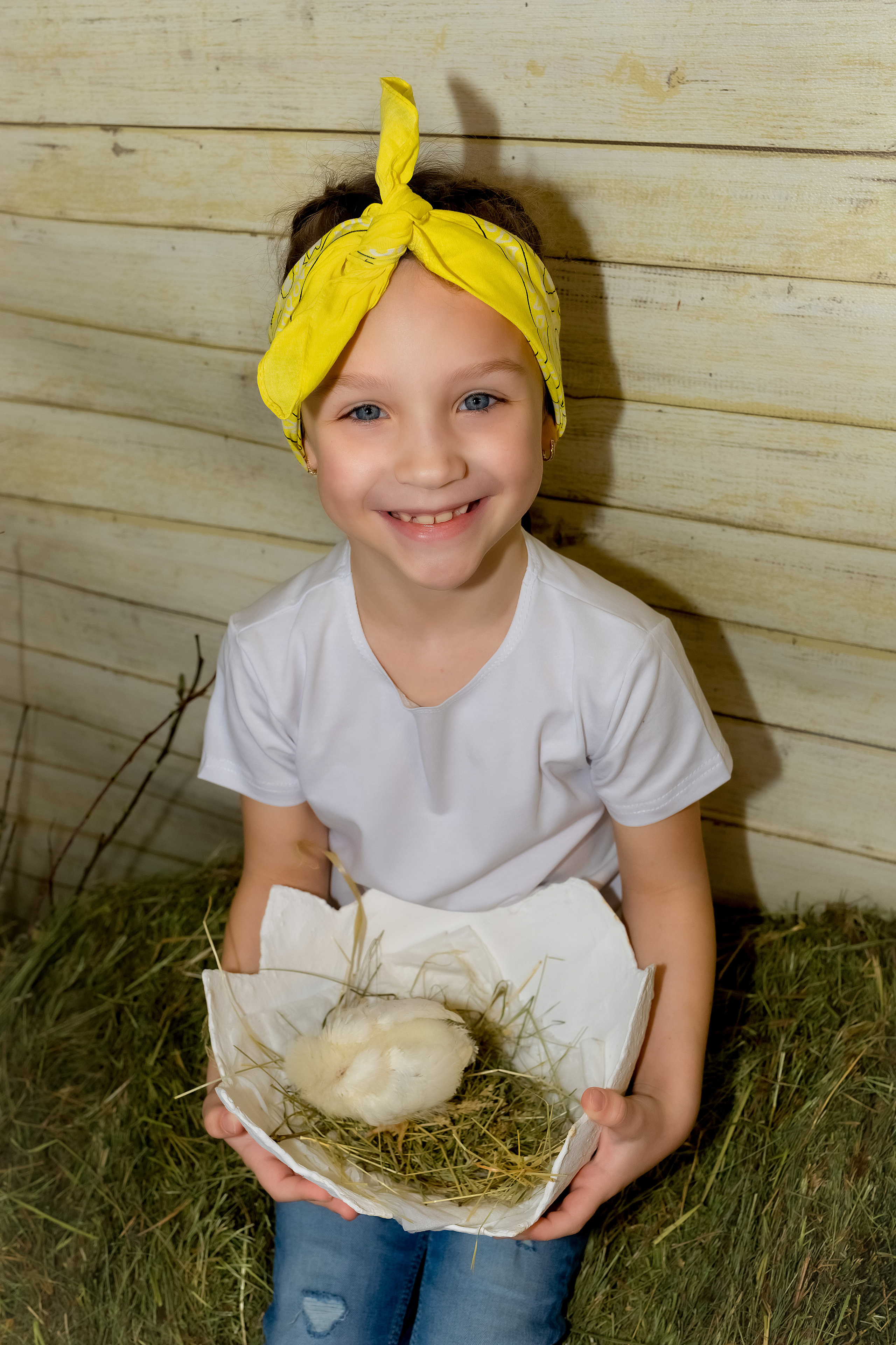 Пасхальный фотодень с цыплятами. Семейный и детский фотограф в Москве и МО Крюкова Надежда