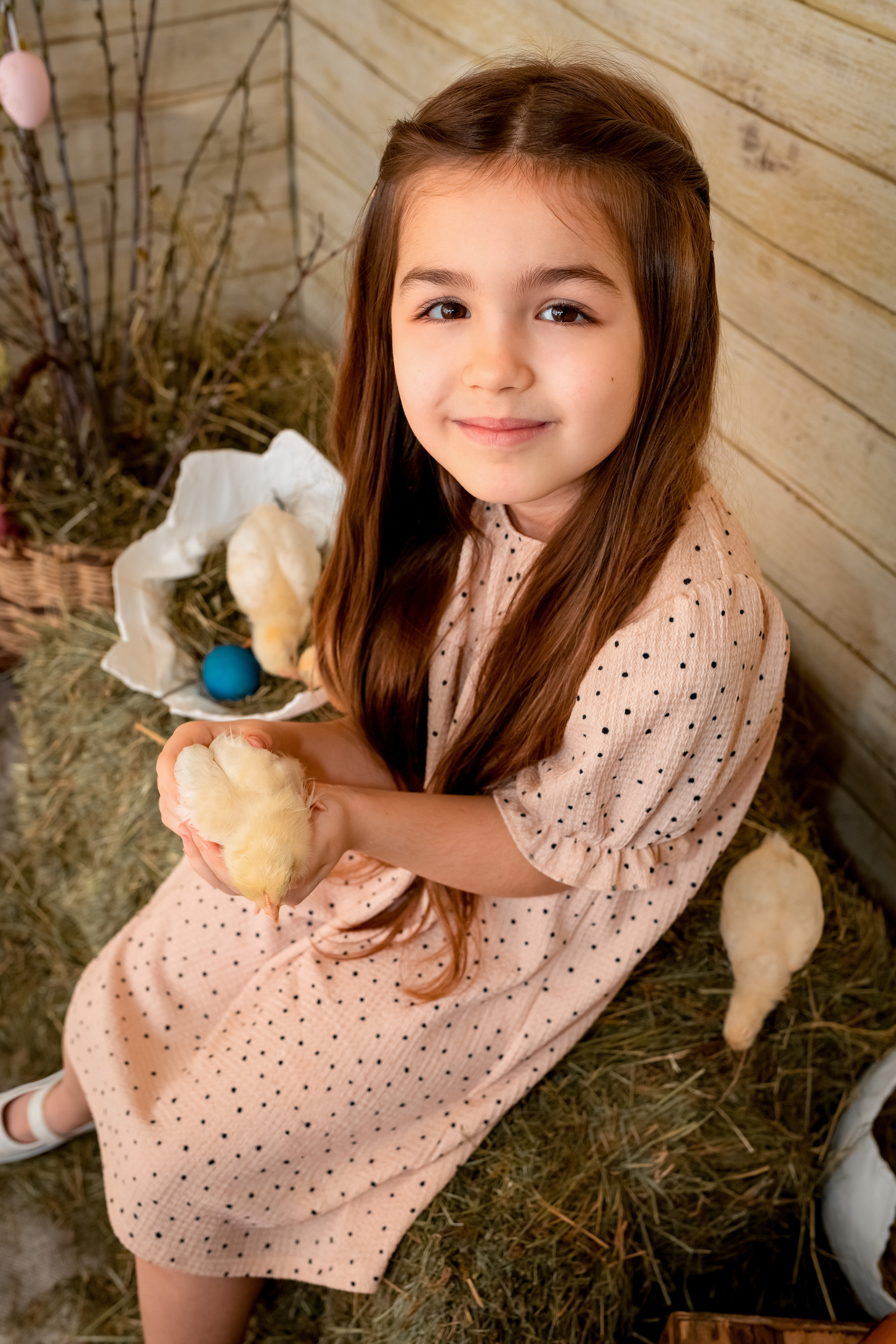 Пасхальный фотодень с цыплятами. Семейный и детский фотограф в Москве и МО Крюкова Надежда