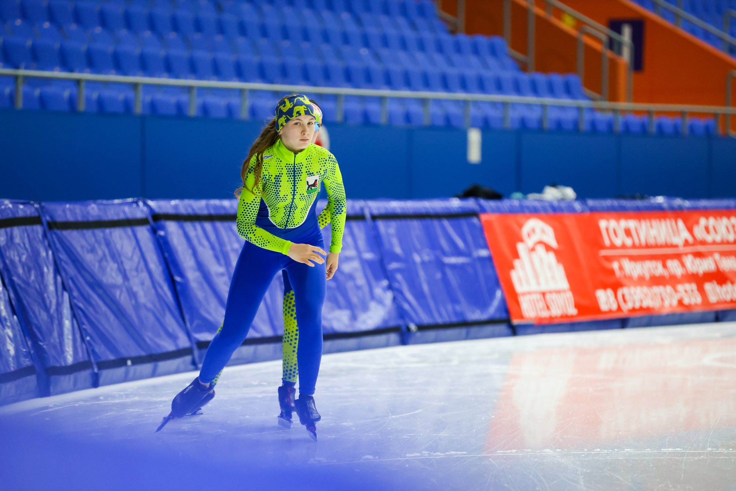 Тренировки. Конькобежный спорт. Иркутск, 2026. Спортивная съемка Мария Царфати