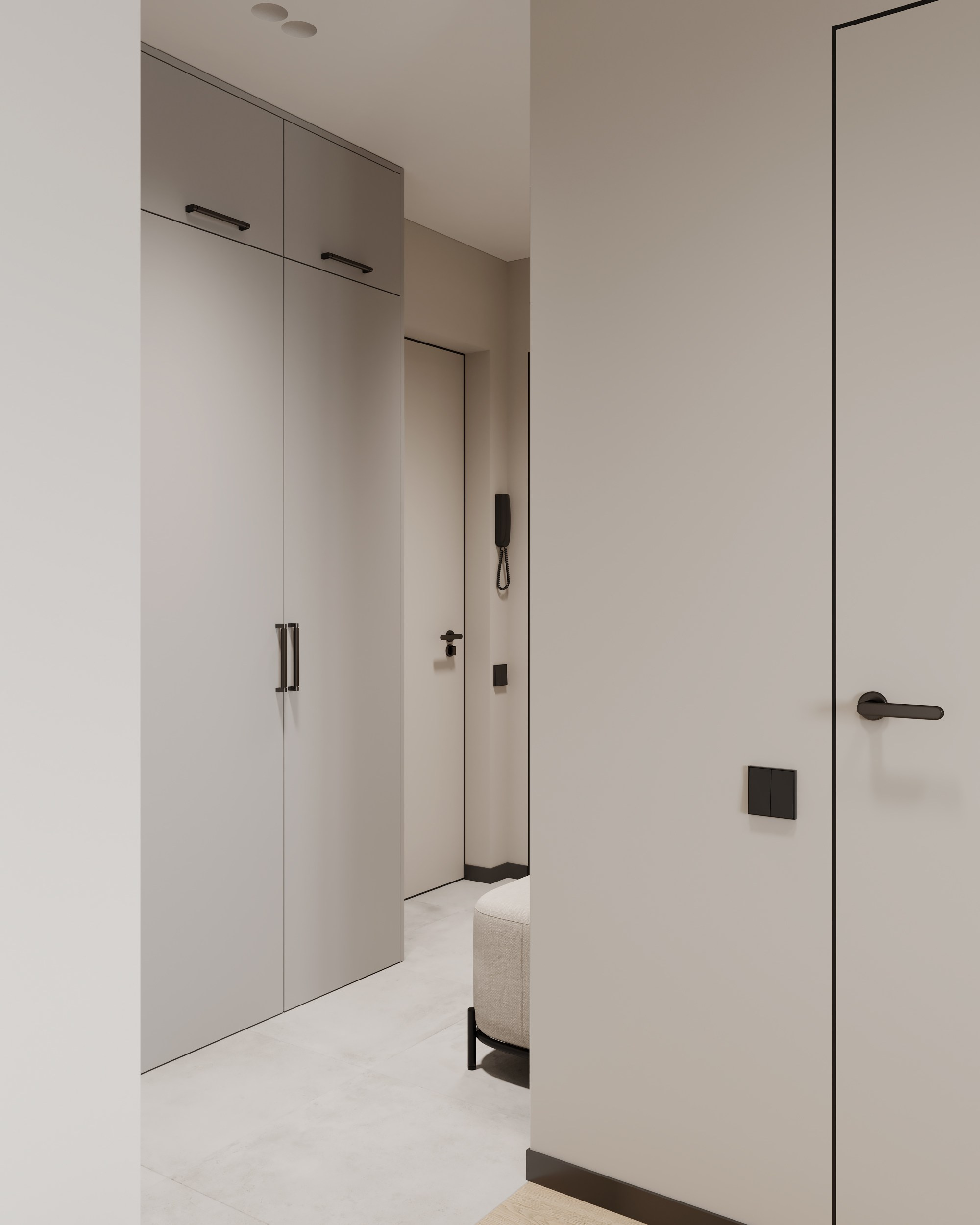 Modern Beige. Дизайн интерьера | 3D визуализация | Миланская Марина