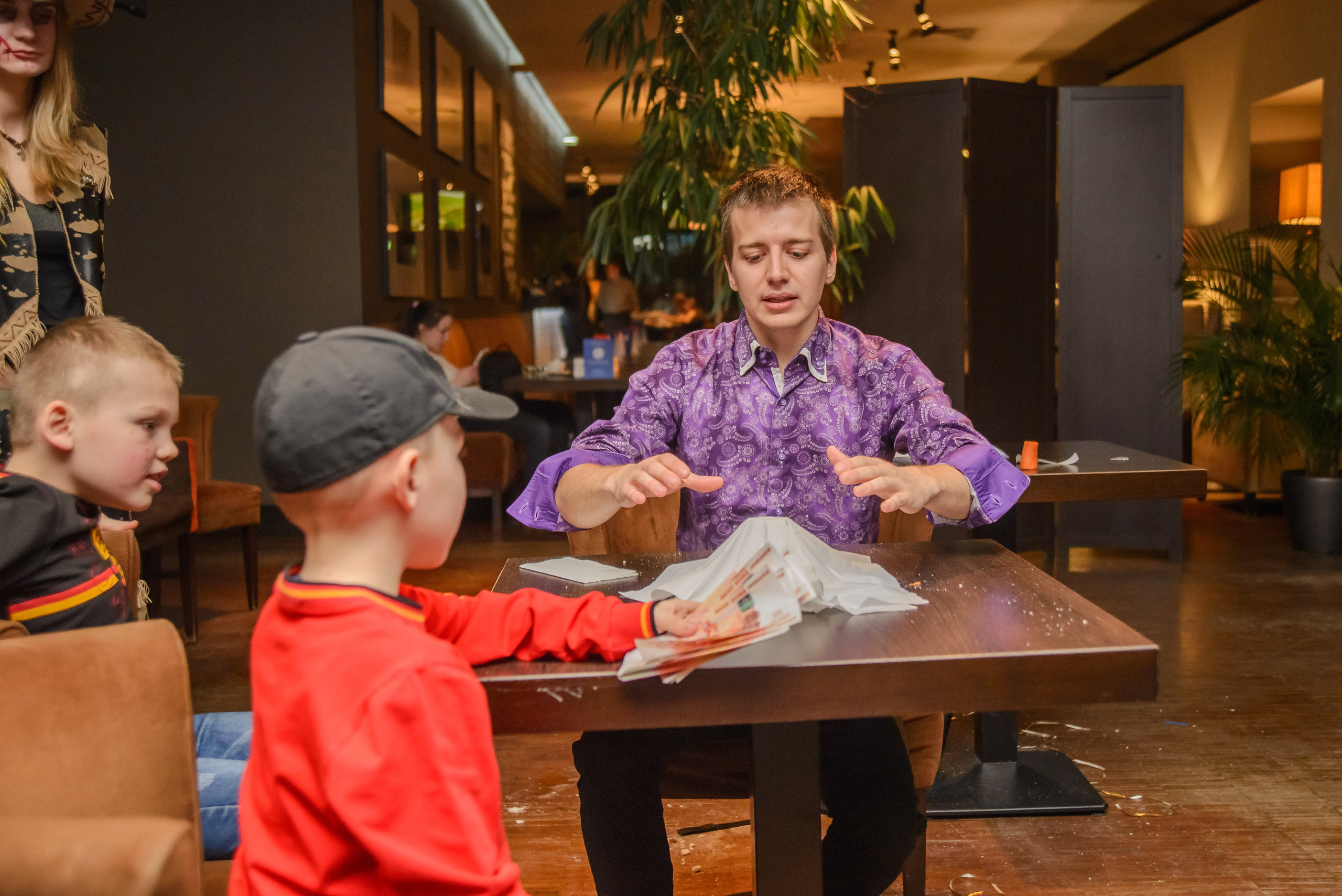 Детский день рождения в ресторане