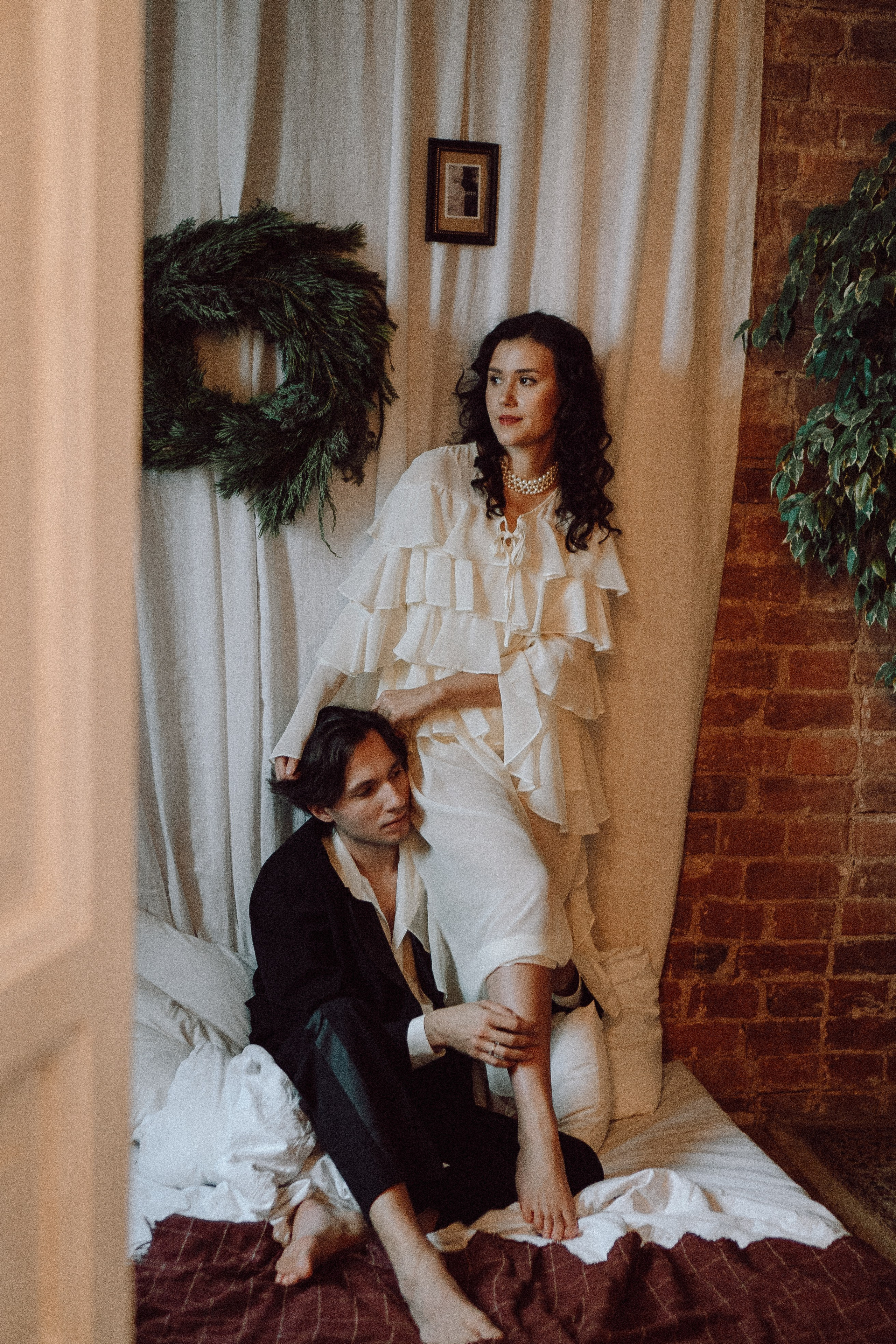 УТРО ЖЕНИХА И НЕВЕСТЫ В ФОТОСТУДИИ И ОСНОВНАЯ ФОТОСЕСИСИЯ ЗИМОЙ. Профессиональный фотограф, Санкт-Петербург — Виктория Богомолова