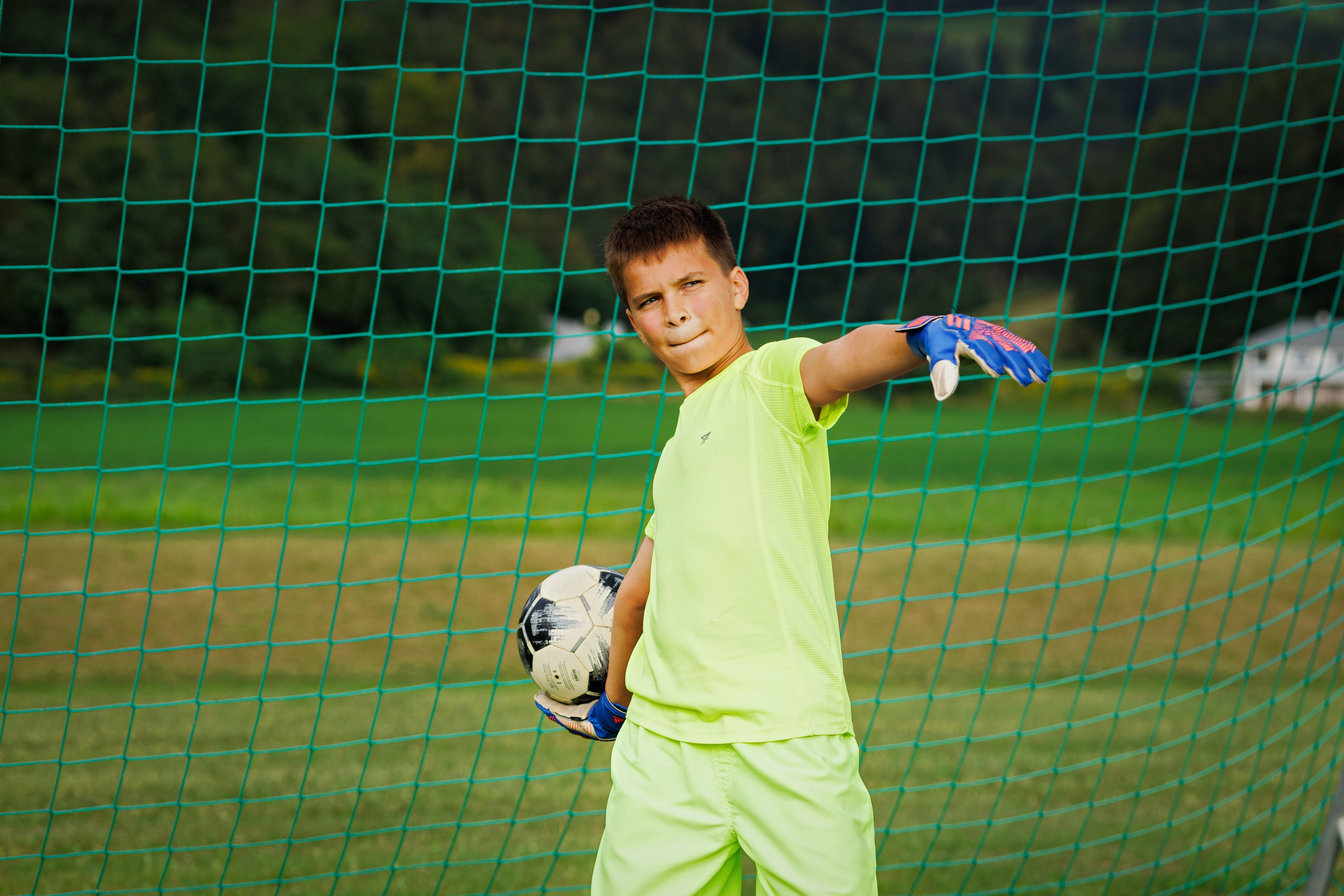 Юный футболист. Портретная и индивидуальная фотосъёмка в Граце и Тюмени