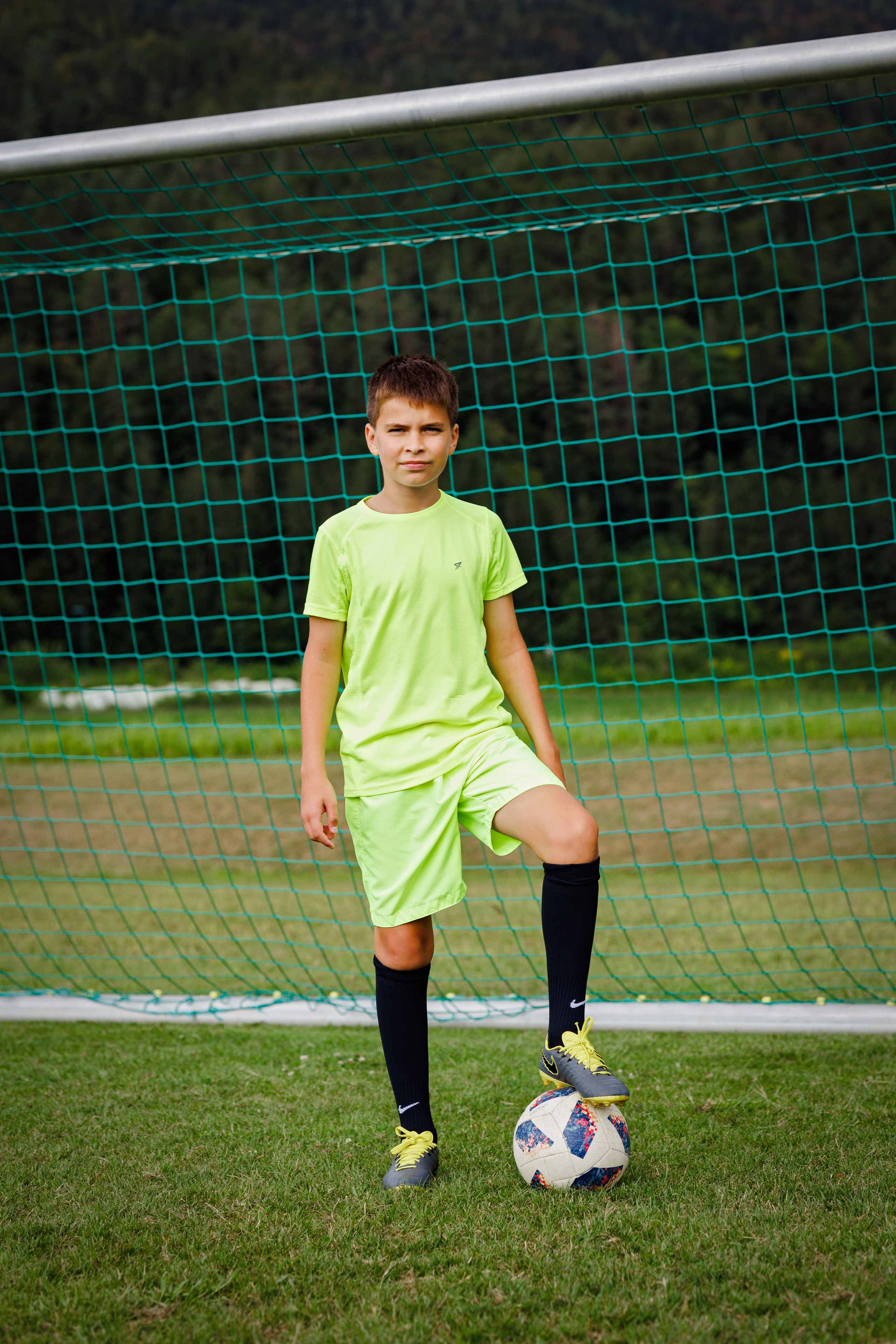 Юный футболист. Портретная и индивидуальная фотосъёмка в Граце и Тюмени