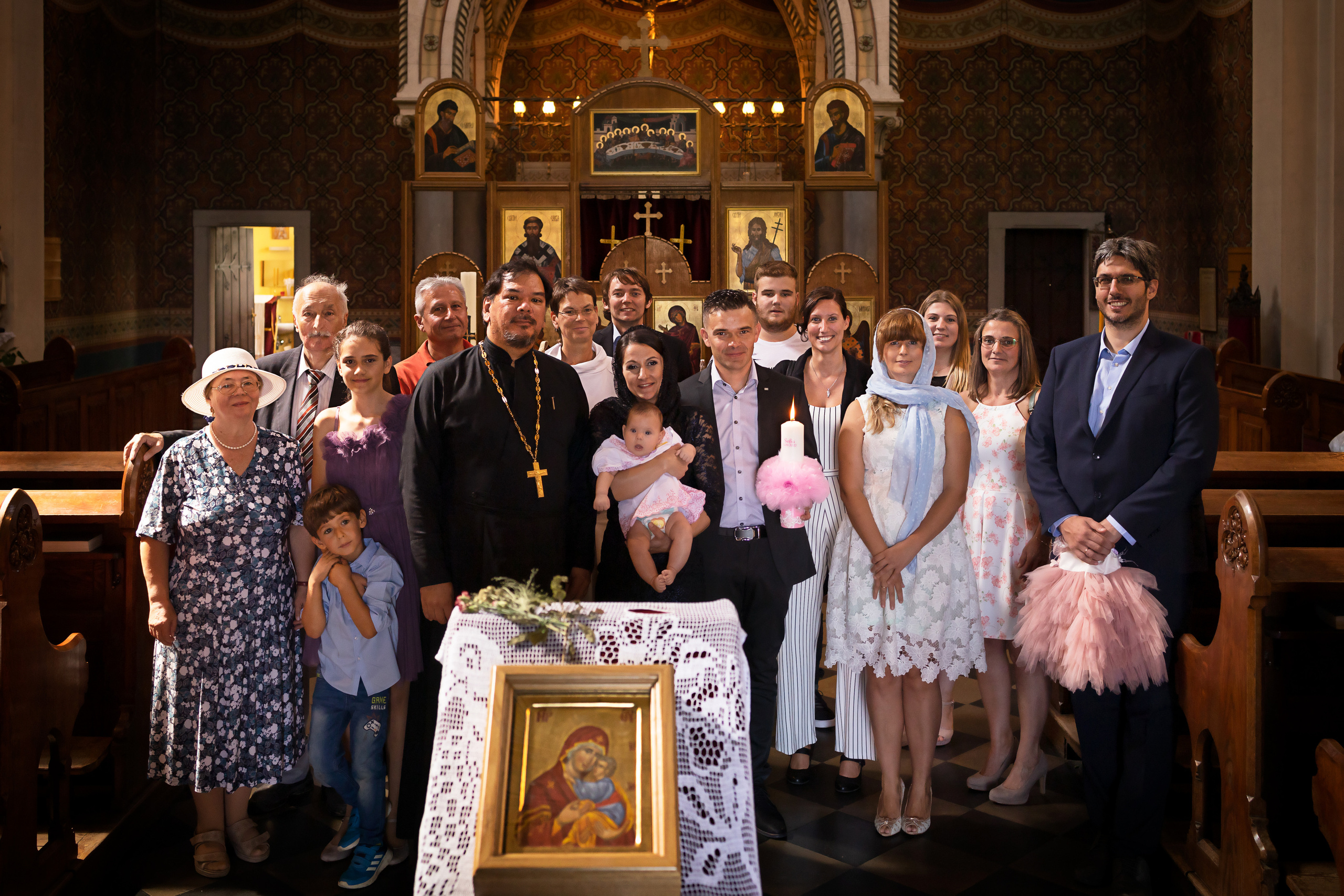 Крещение Софии. Портретная и индивидуальная фотосъёмка в Граце и Тюмени