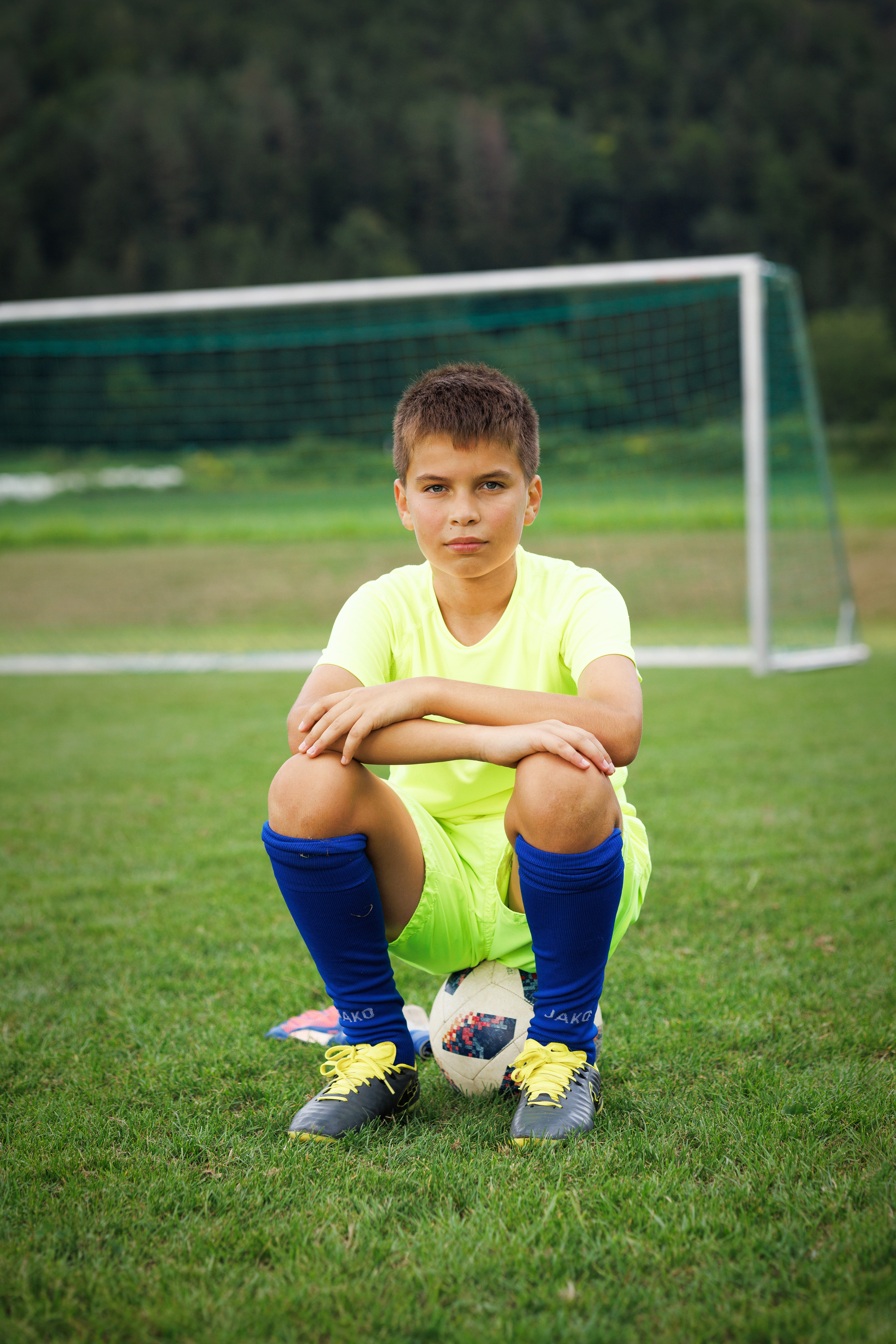 Юный футболист. Портретная и индивидуальная фотосъёмка в Граце и Тюмени
