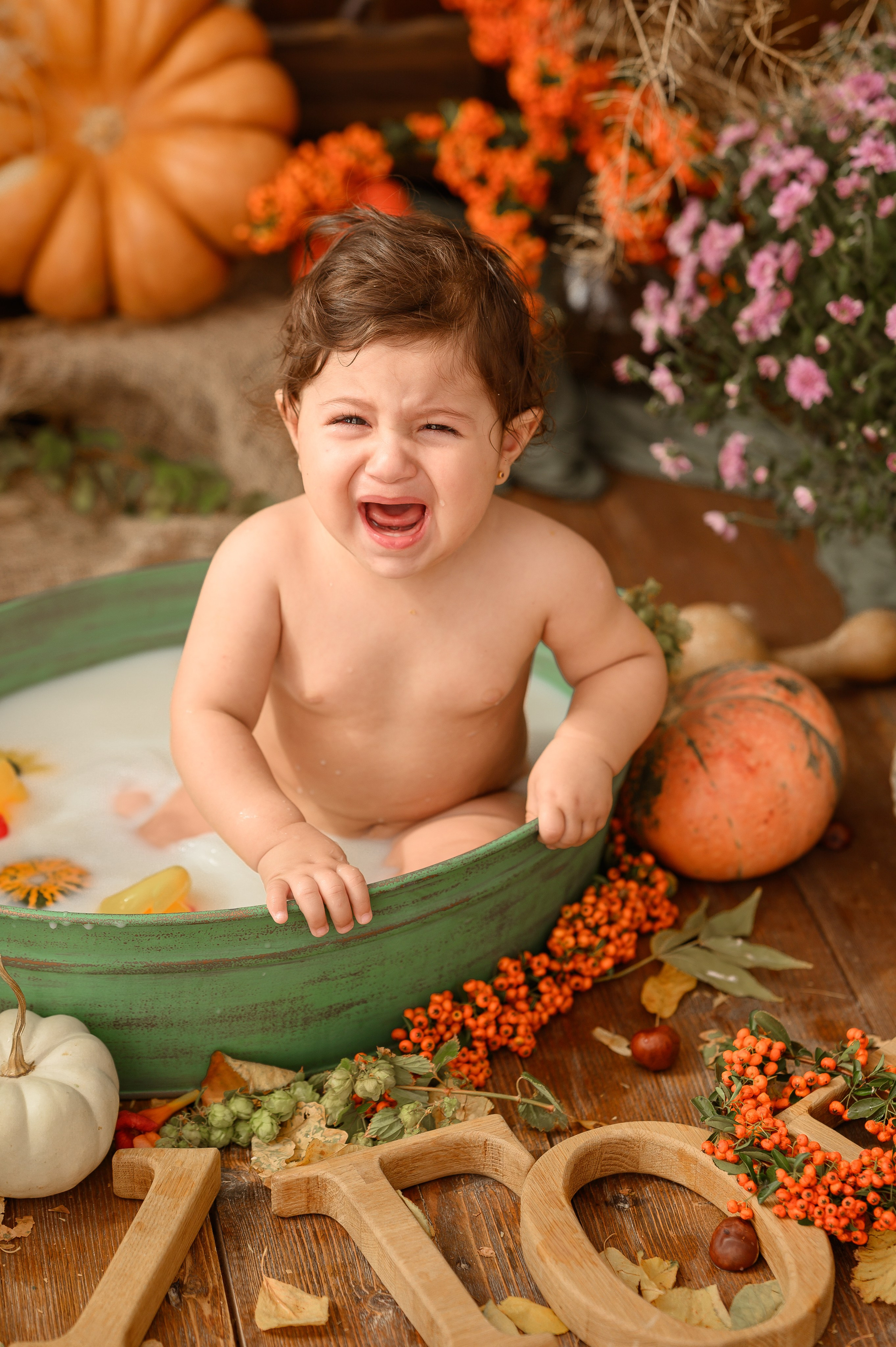 Еве годик. Тыквочки. Детский и семейный фотограф Ирина Гладких