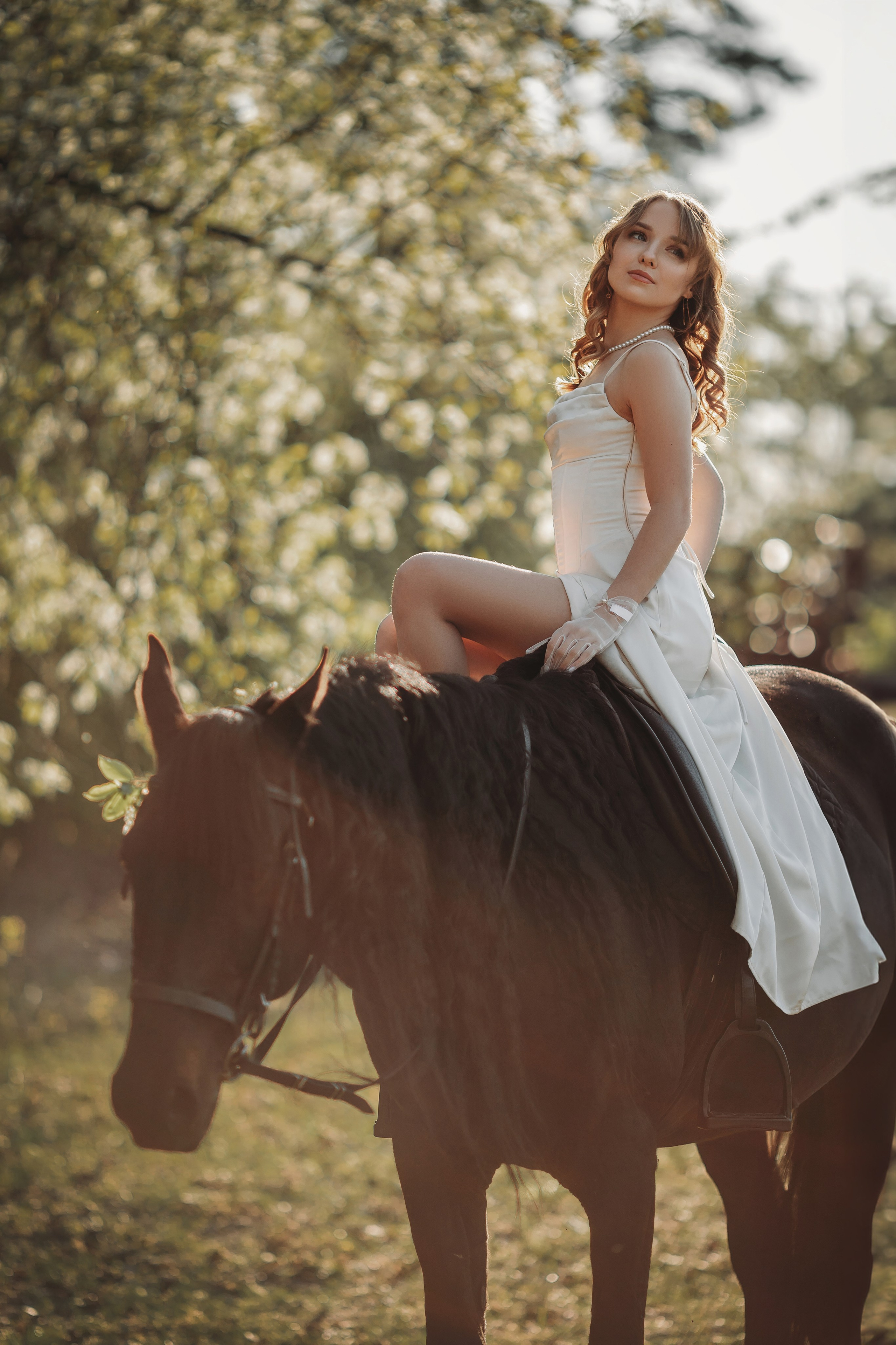 Дарья&Басмач. Анна Молчанова конный фотограф в Тюмени | фотосессии с лошадьми Тюмень