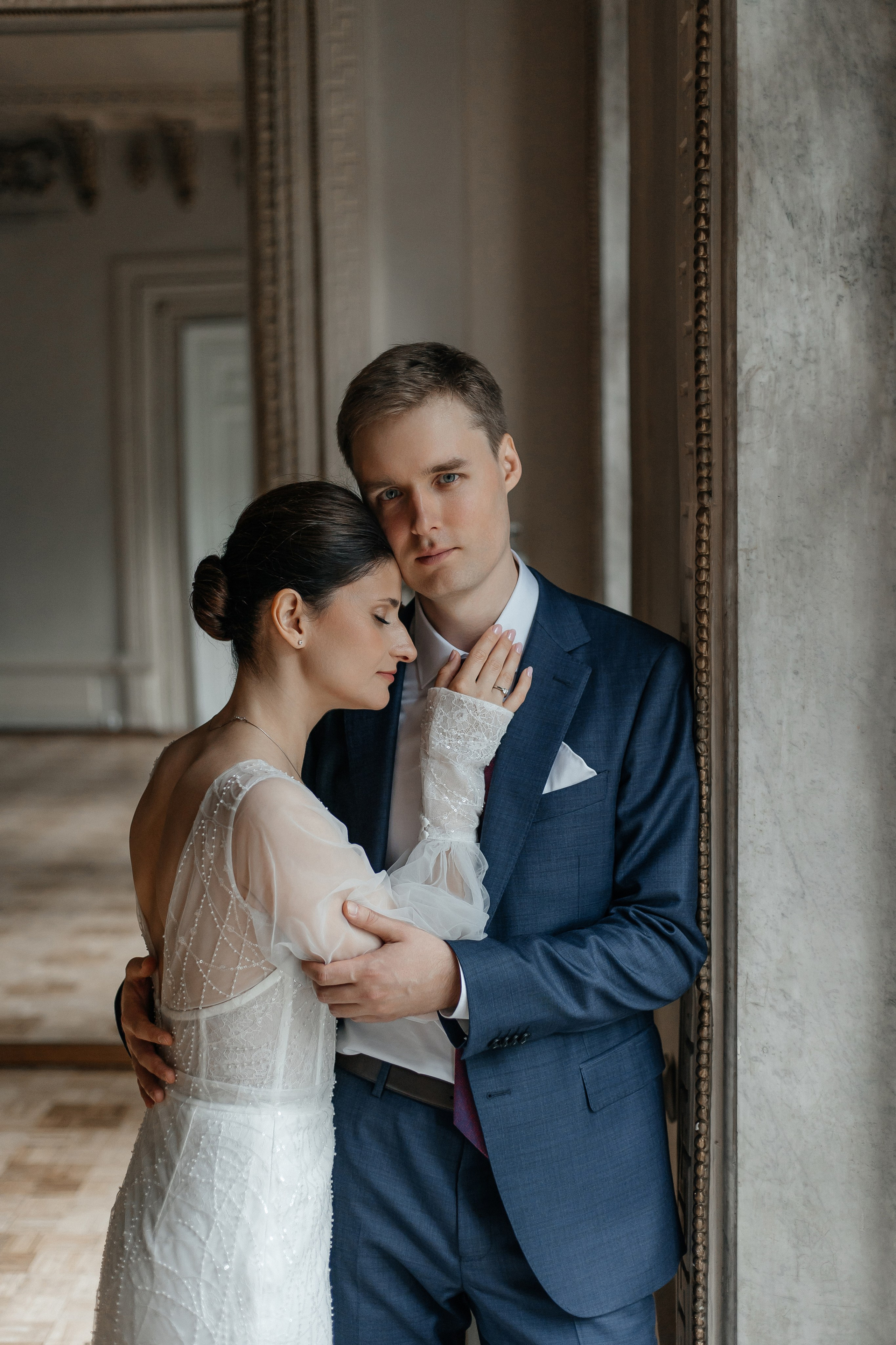 Свадебная фотосессия в особняке в Москве