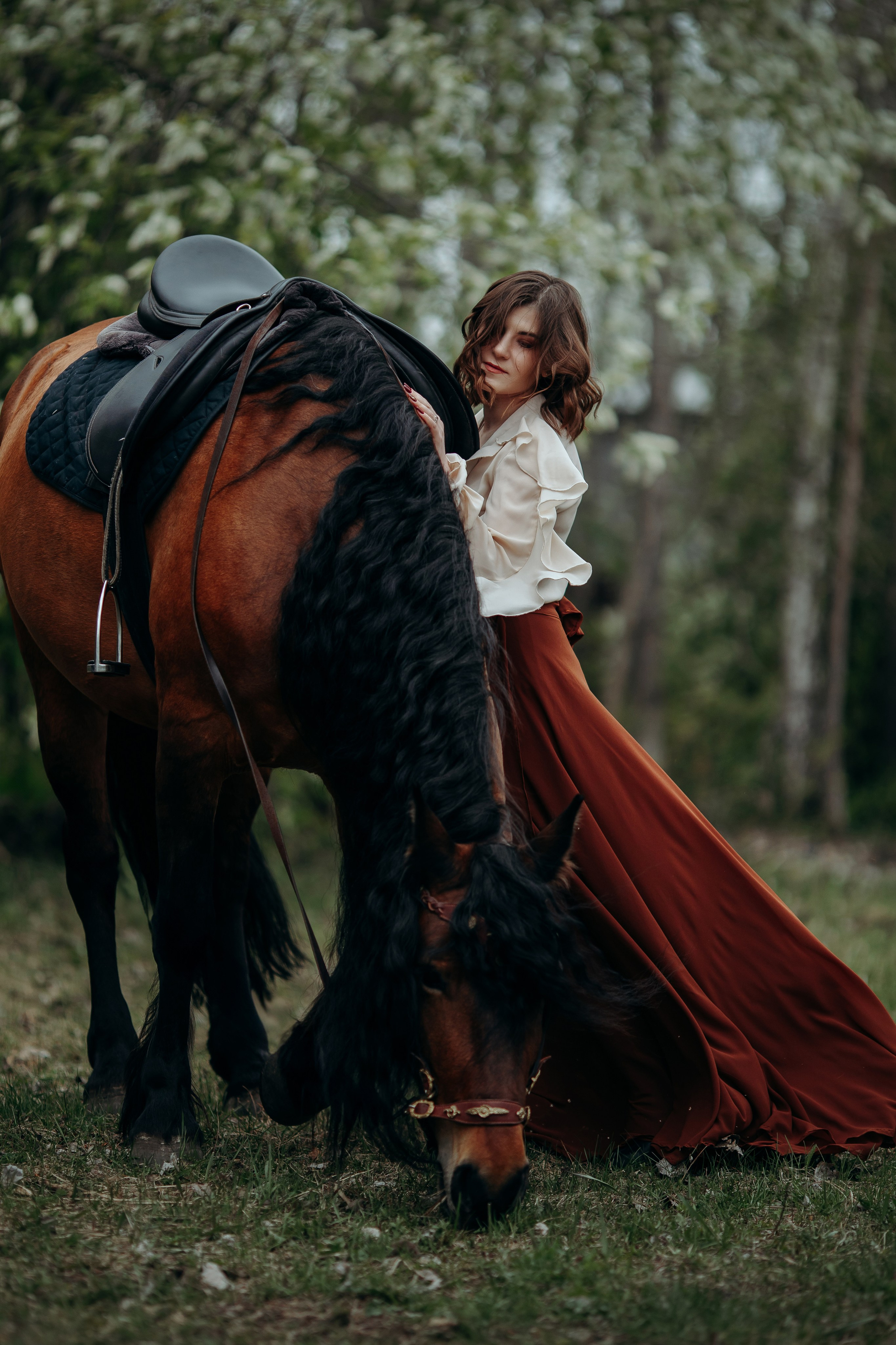 Евгения и Халветта. Анна Молчанова конный фотограф в Тюмени | фотосессии с лошадьми Тюмень