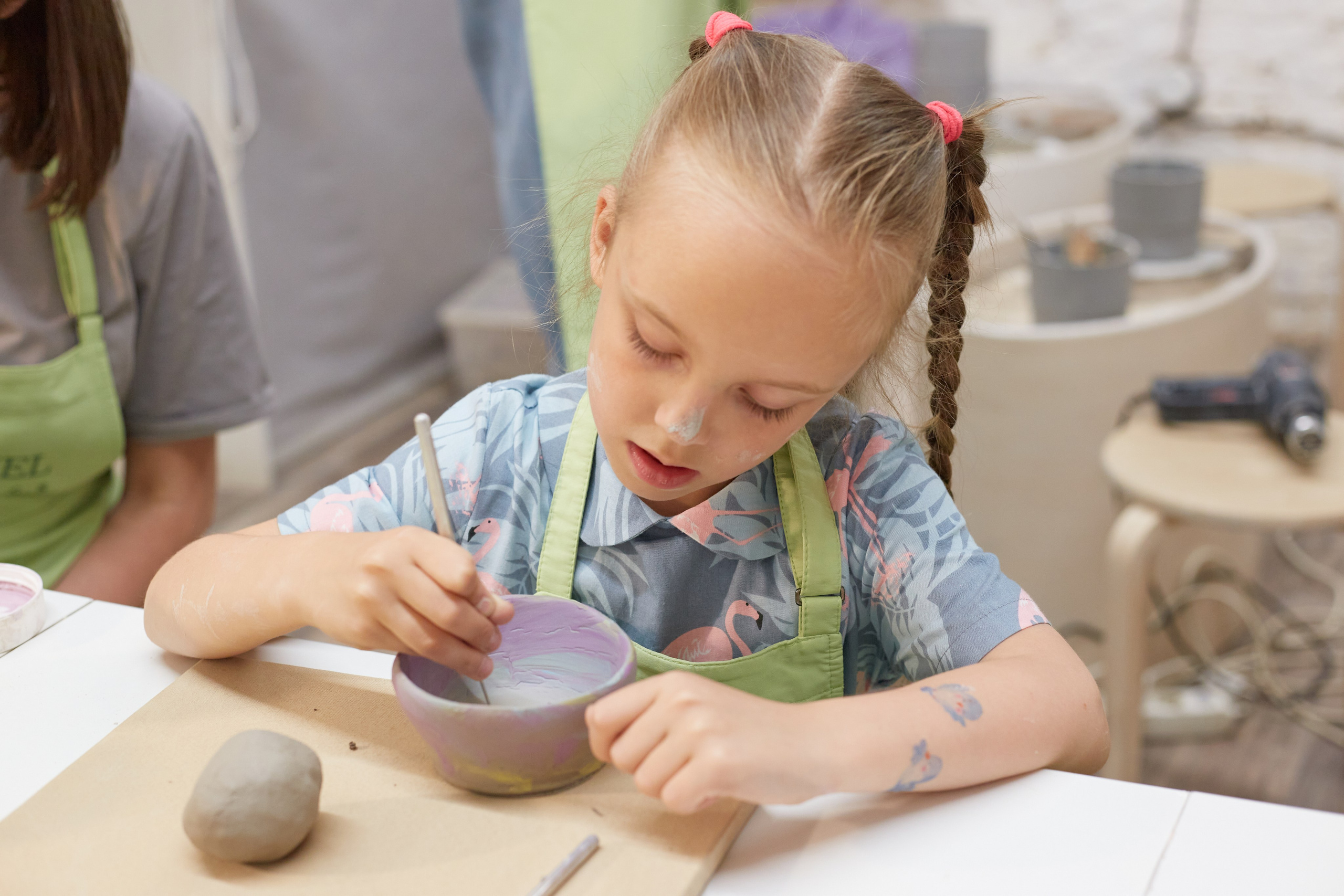 Семья в гончарной мастерской. Budanovaphoto.ru