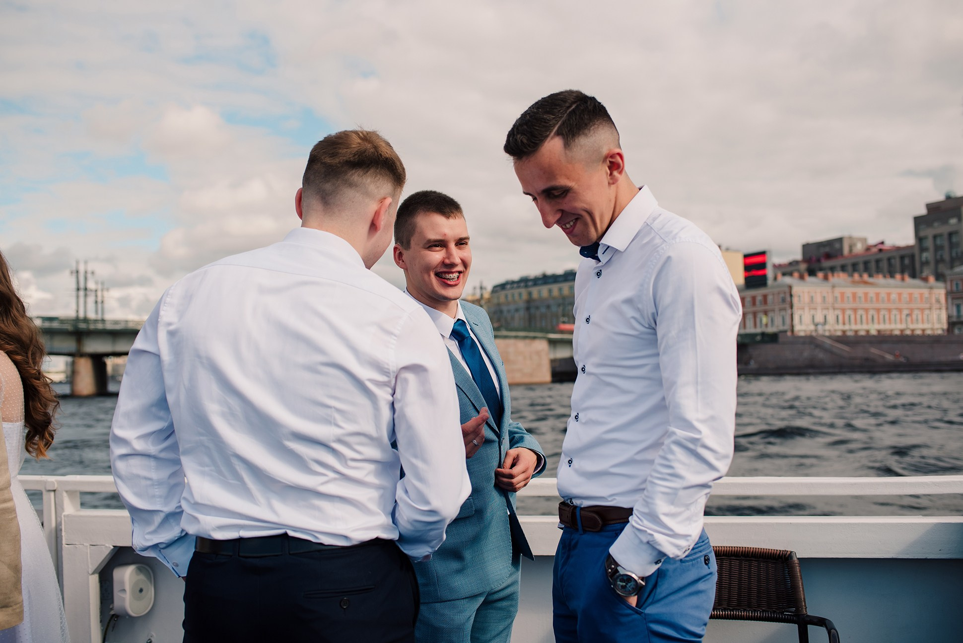 Юля и Андрей. Банкет на воде. Семейный и Свадебный фотограф. Санкт-Петербург. Пушкин