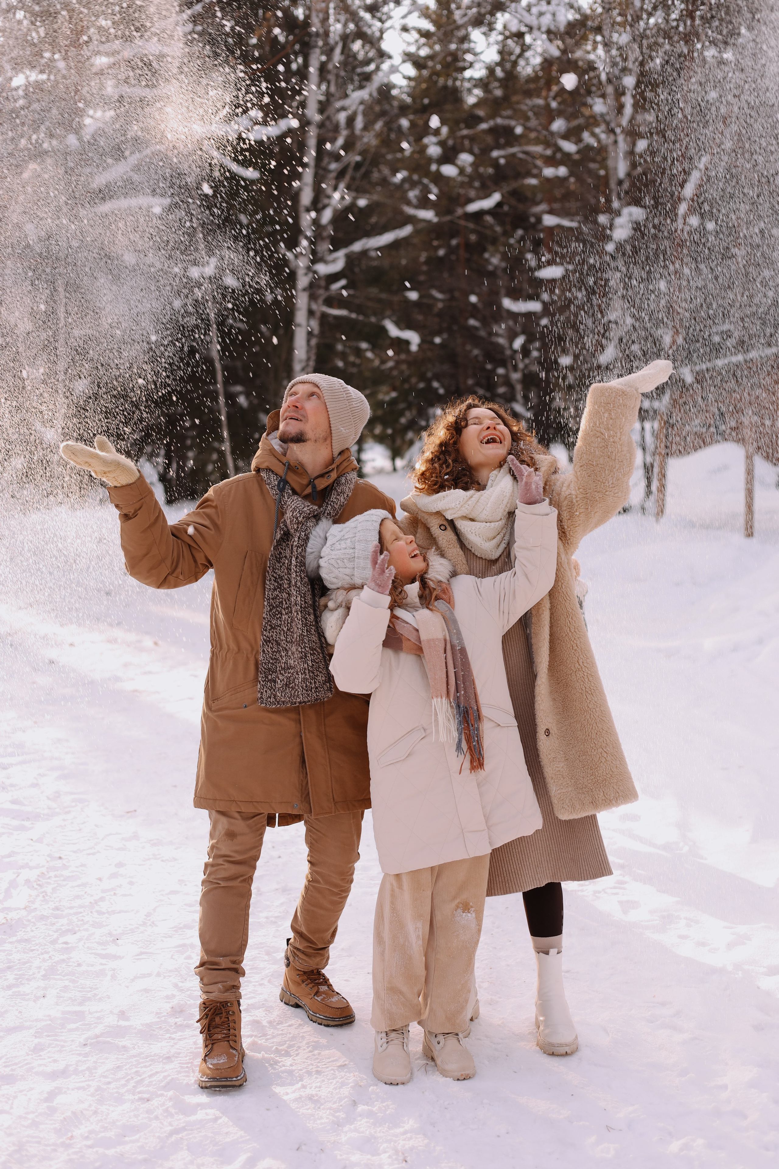 Семья, домик, зима. Marina Shakirova Photography