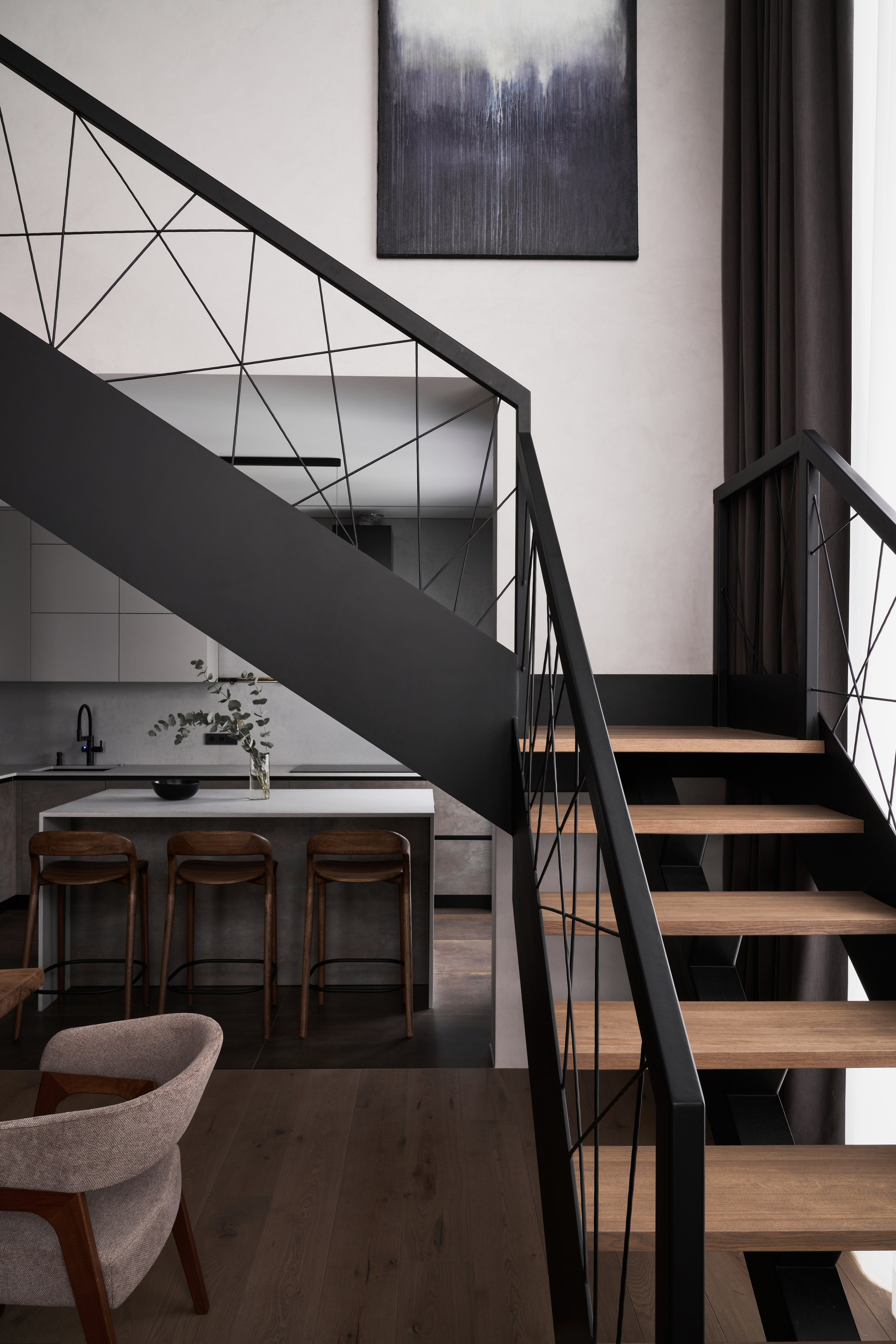 2-этажная квартира в ЖК Ботанический Сад. Евгения Четий — интерьерный фотограф в Москве, Санкт- Петербурге, Сочи