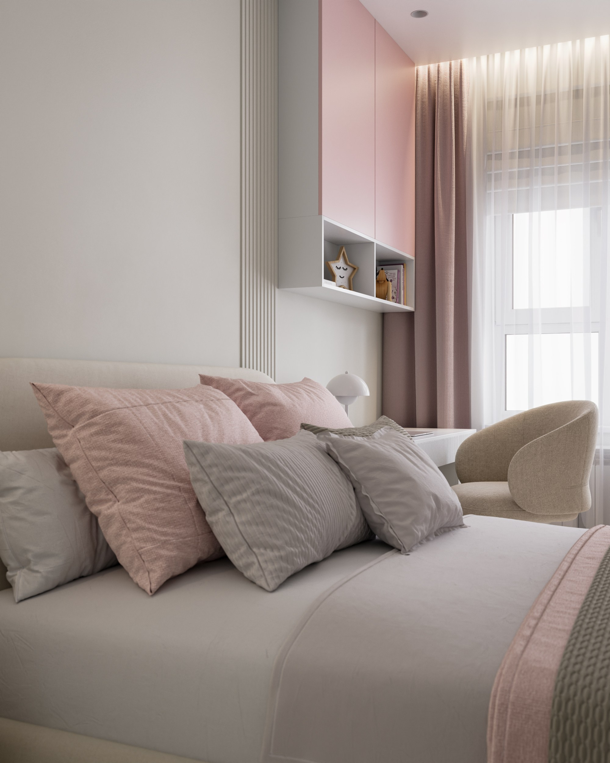 Квартира 70 кв. м. для семьи с ребенком ЖК «Смартполет». Дизайнер интерьеров Ростов-на-Дону Кристина Карпенко