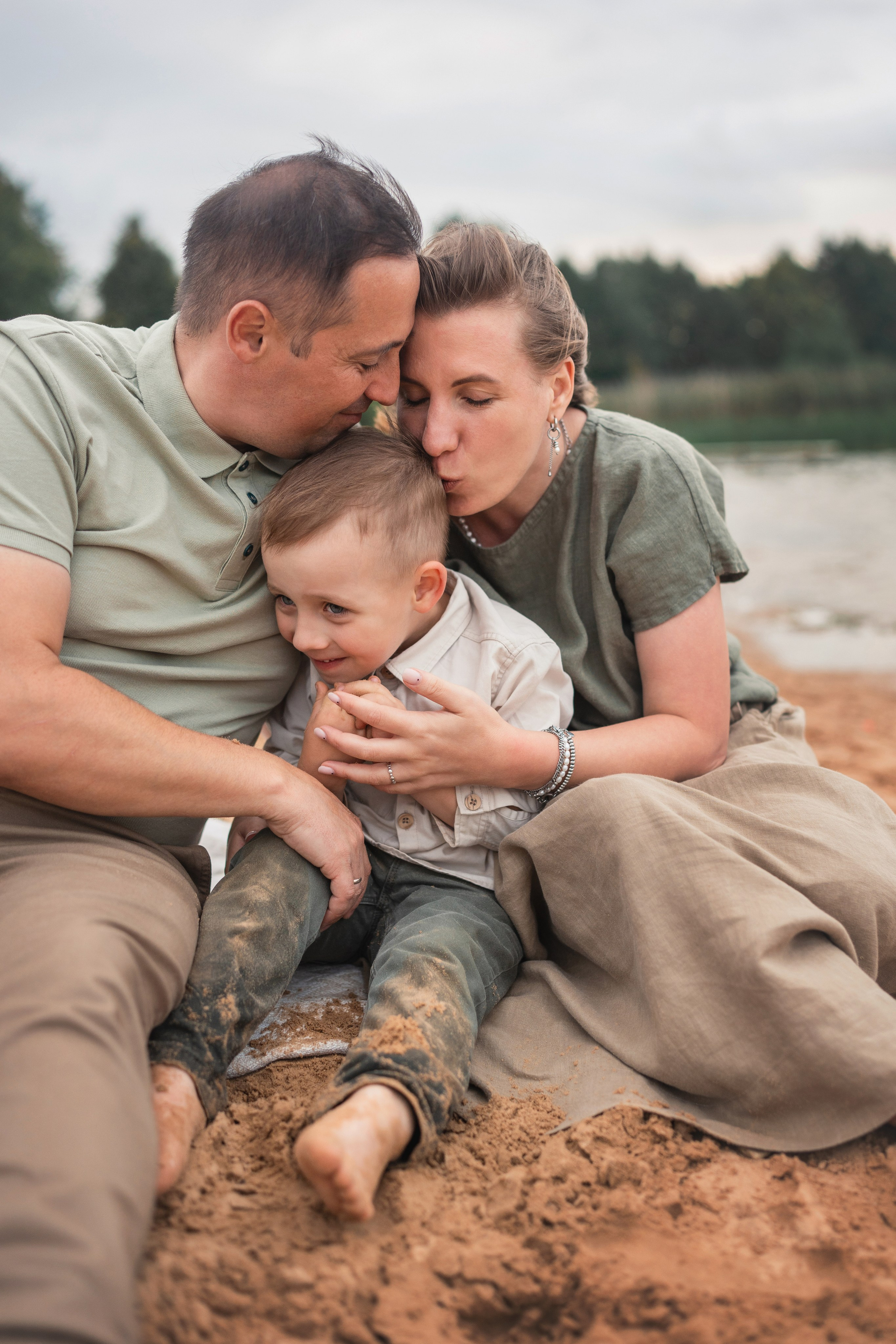 ОЗЕРО. Семья Натальи. Фотограф Марта Козел. Гродно, Беларусь