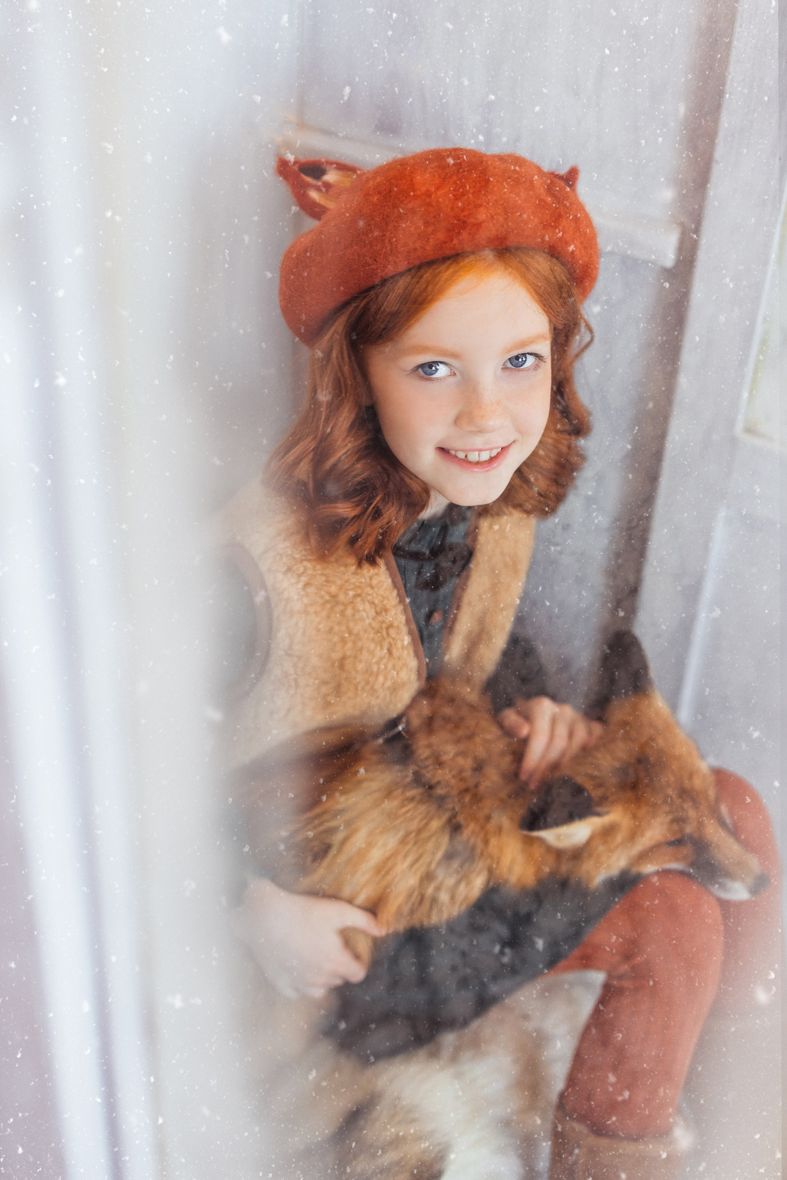 Фотостудия «Мастерская», с лисом. Семейный и детский фотограф в Краснодаре Анна Трашкова