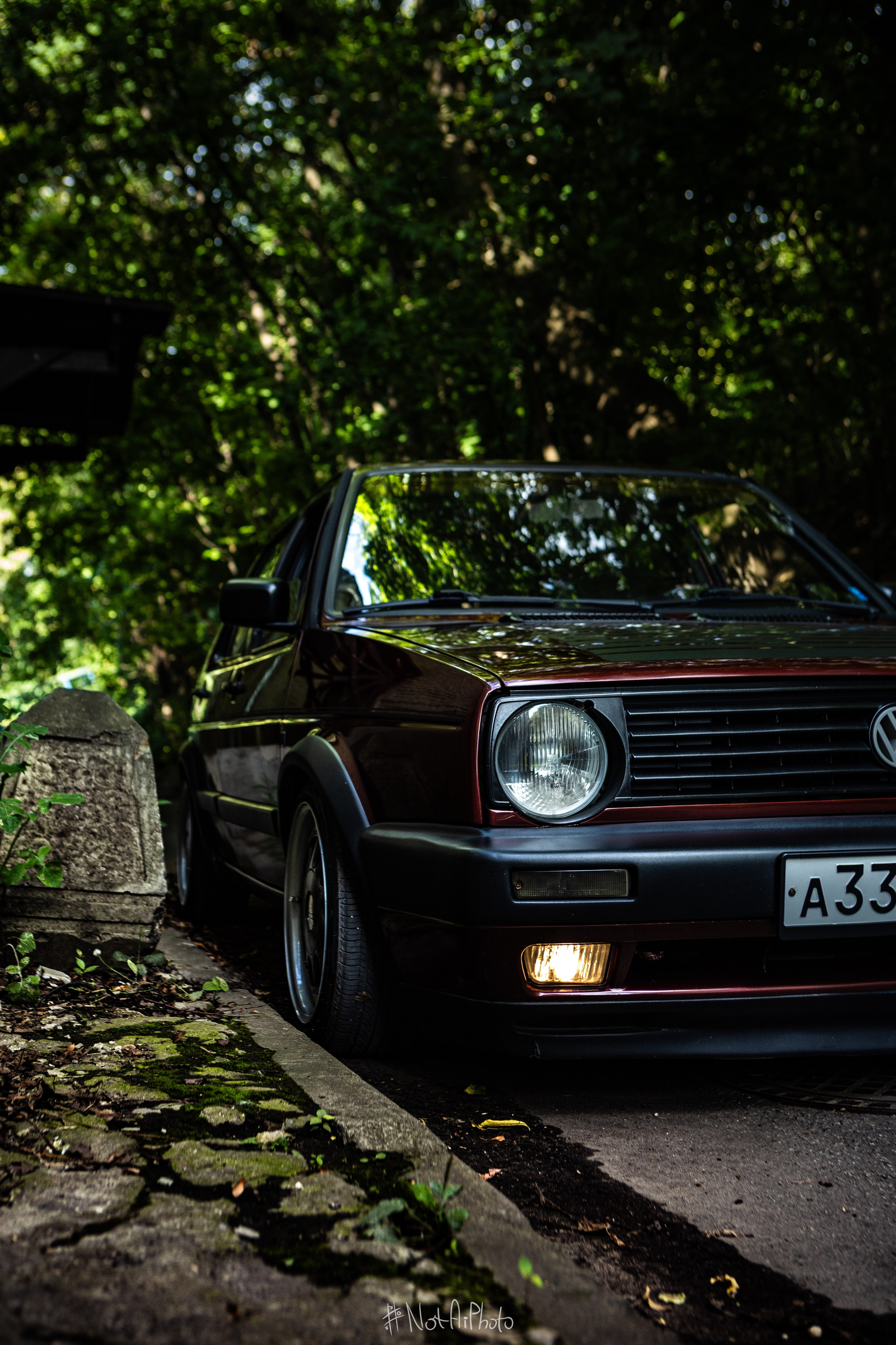 Фотосессия VW Golf 2. #NotAiPhoto — автомобильный фотограф