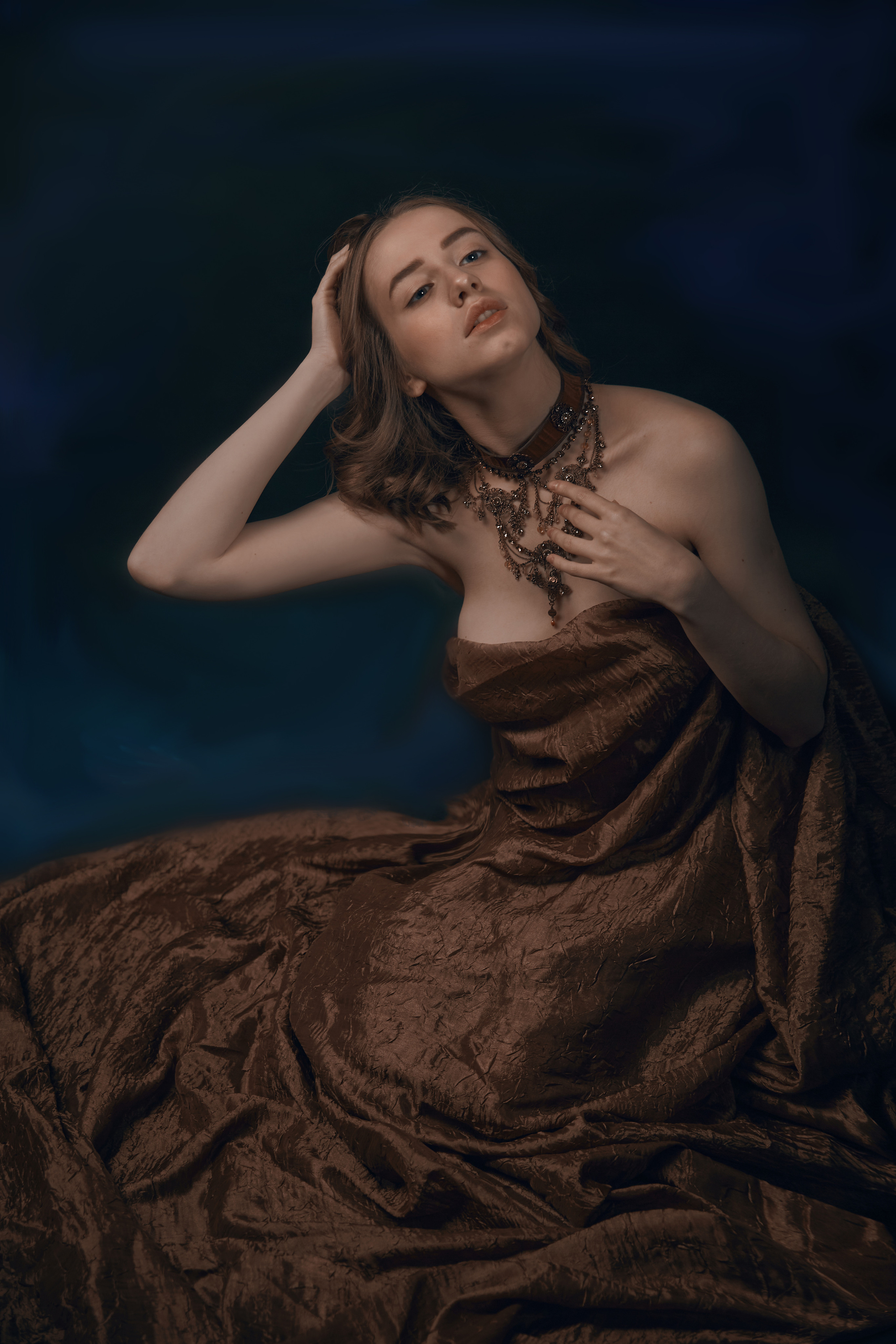 Лиза с яблоком. Свадебный фотограф, портретный фотограф в Москве и Саратове Оксана Анциферова