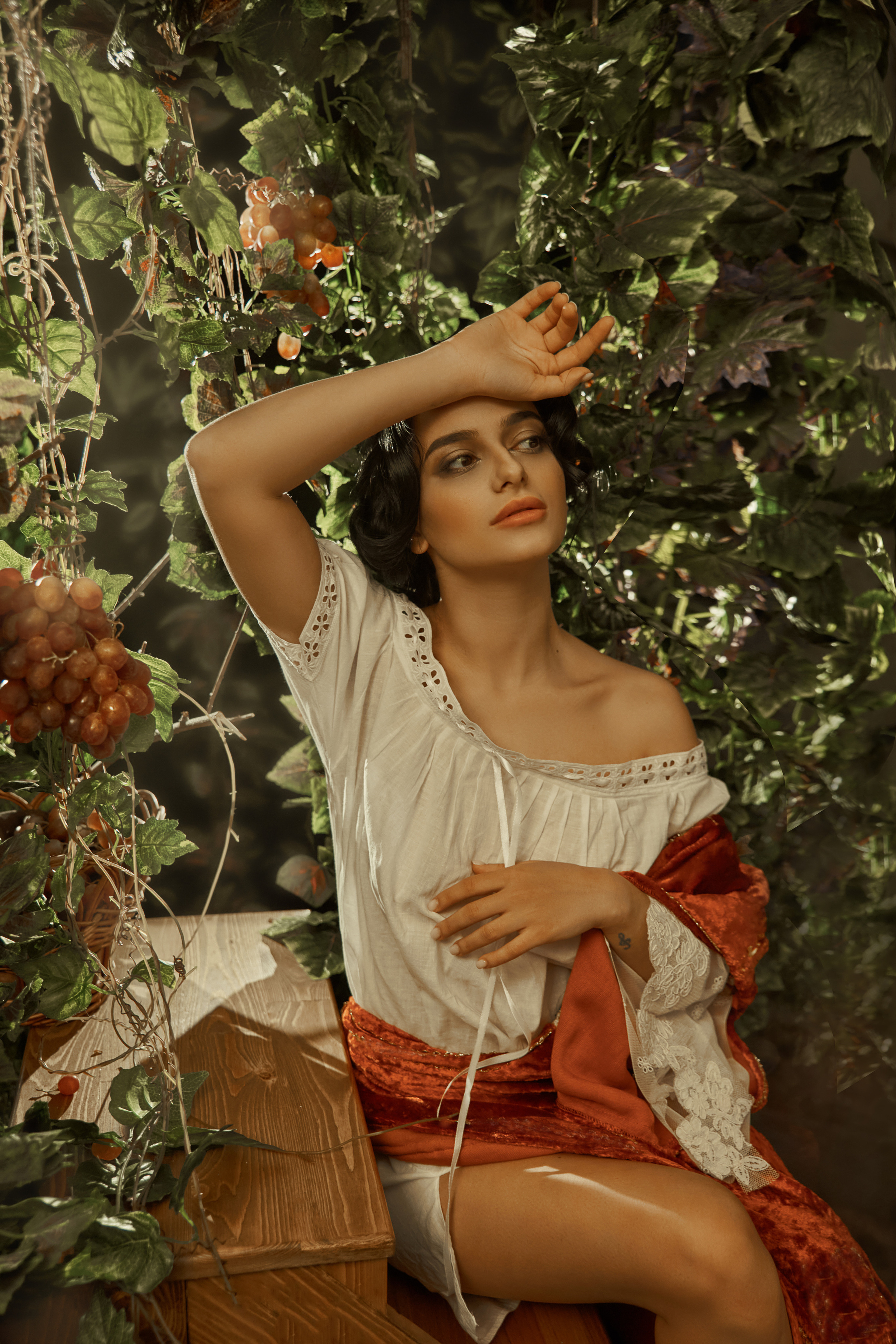 Образ под картину Брюллова «Итальянский полдень». Свадебный фотограф, портретный фотограф в Москве и Саратове Оксана Анциферова