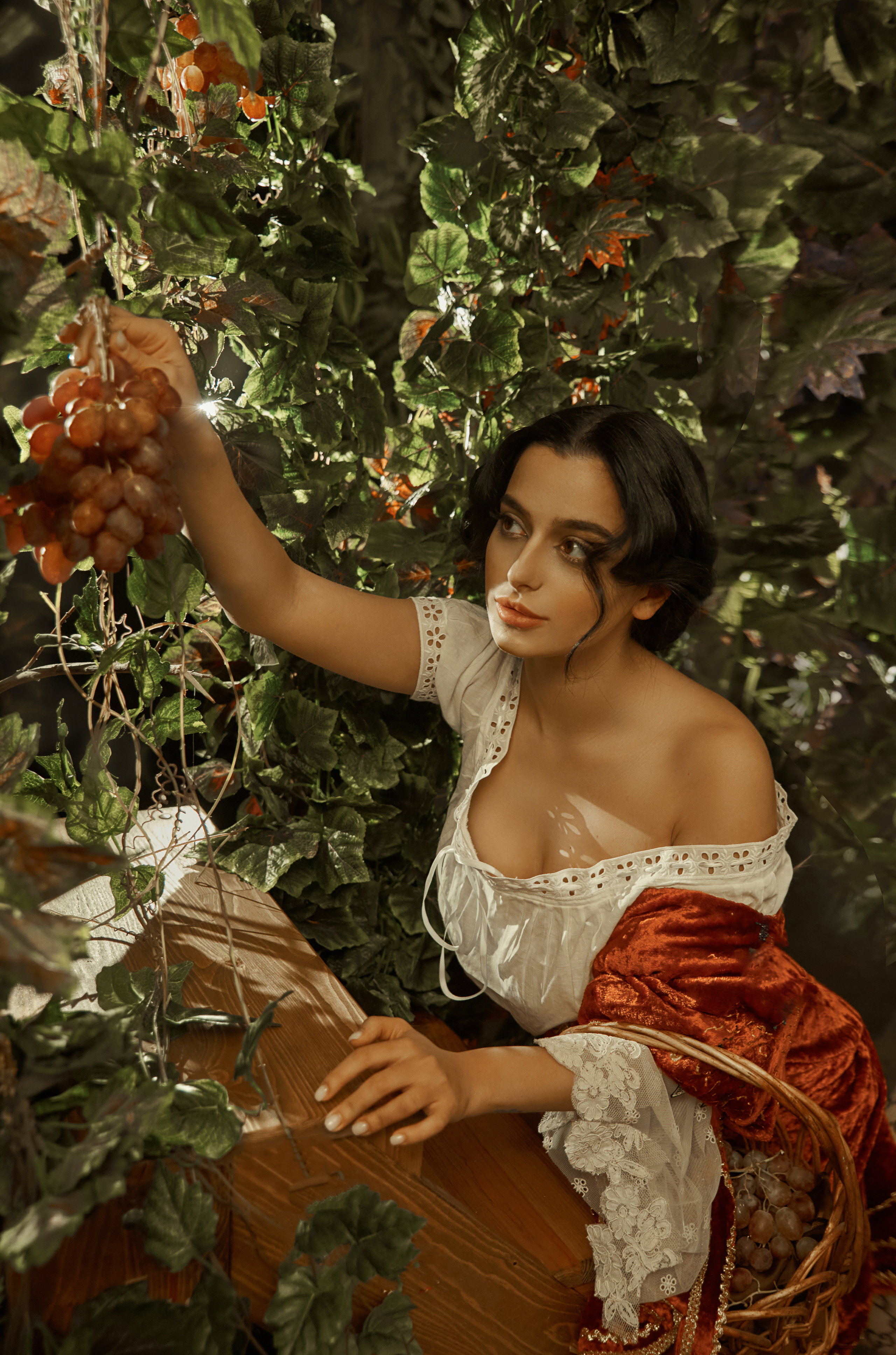 Образ под картину Брюллова «Итальянский полдень». Свадебный фотограф, портретный фотограф в Москве и Саратове Оксана Анциферова