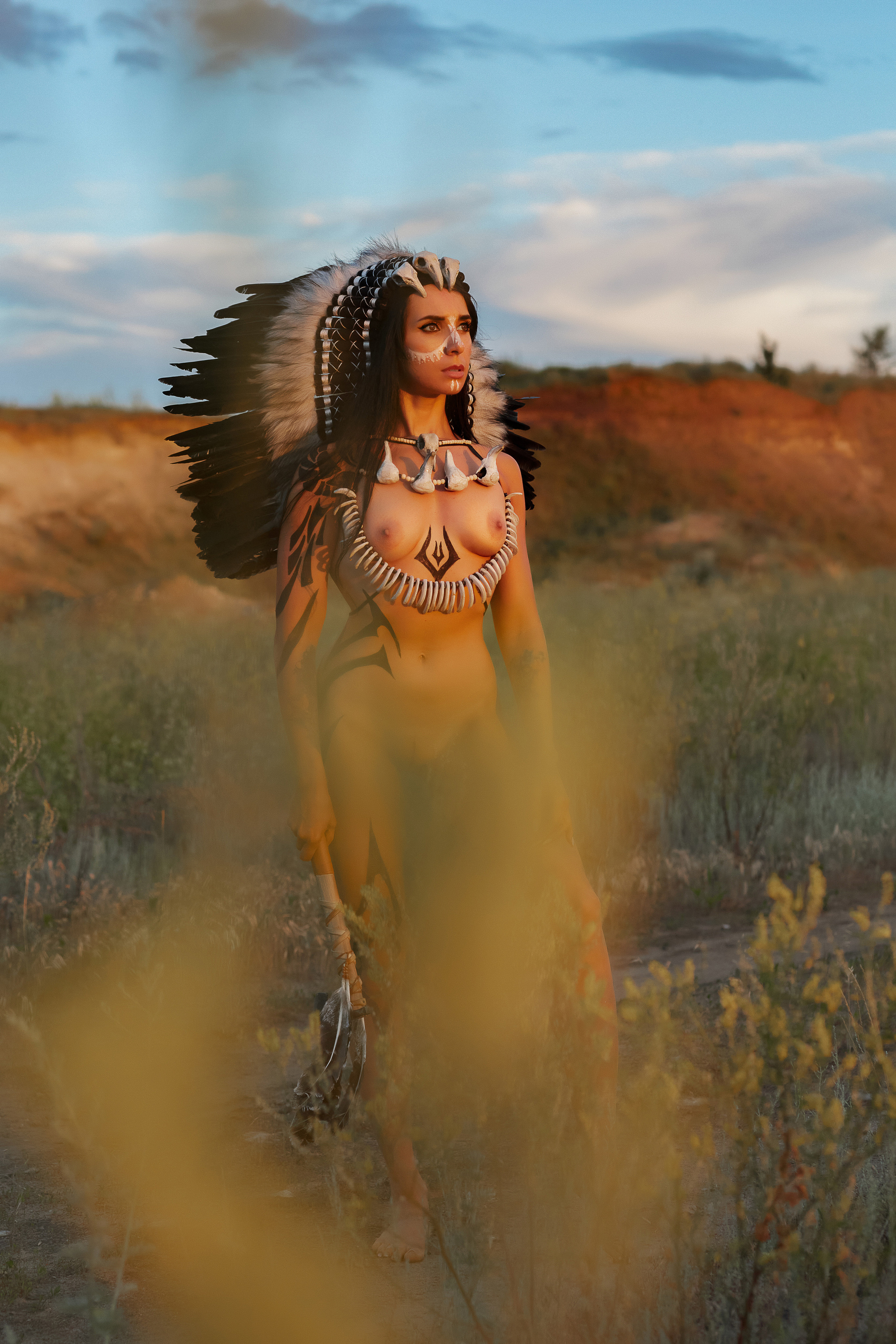 Девушка скво. Свадебный фотограф, портретный фотограф в Москве и Саратове Оксана Анциферова