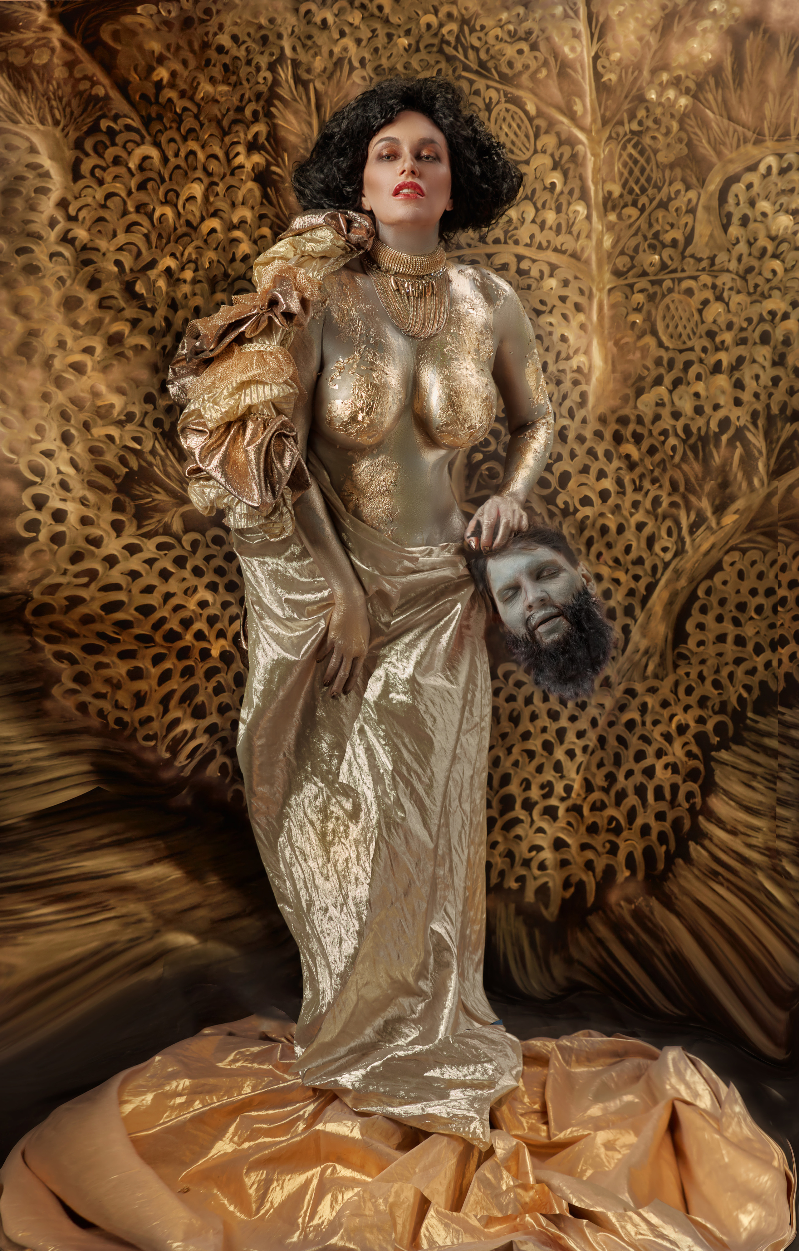 Образ под картину Климта «Юдифь». Свадебный фотограф, портретный фотограф в Москве и Саратове Оксана Анциферова