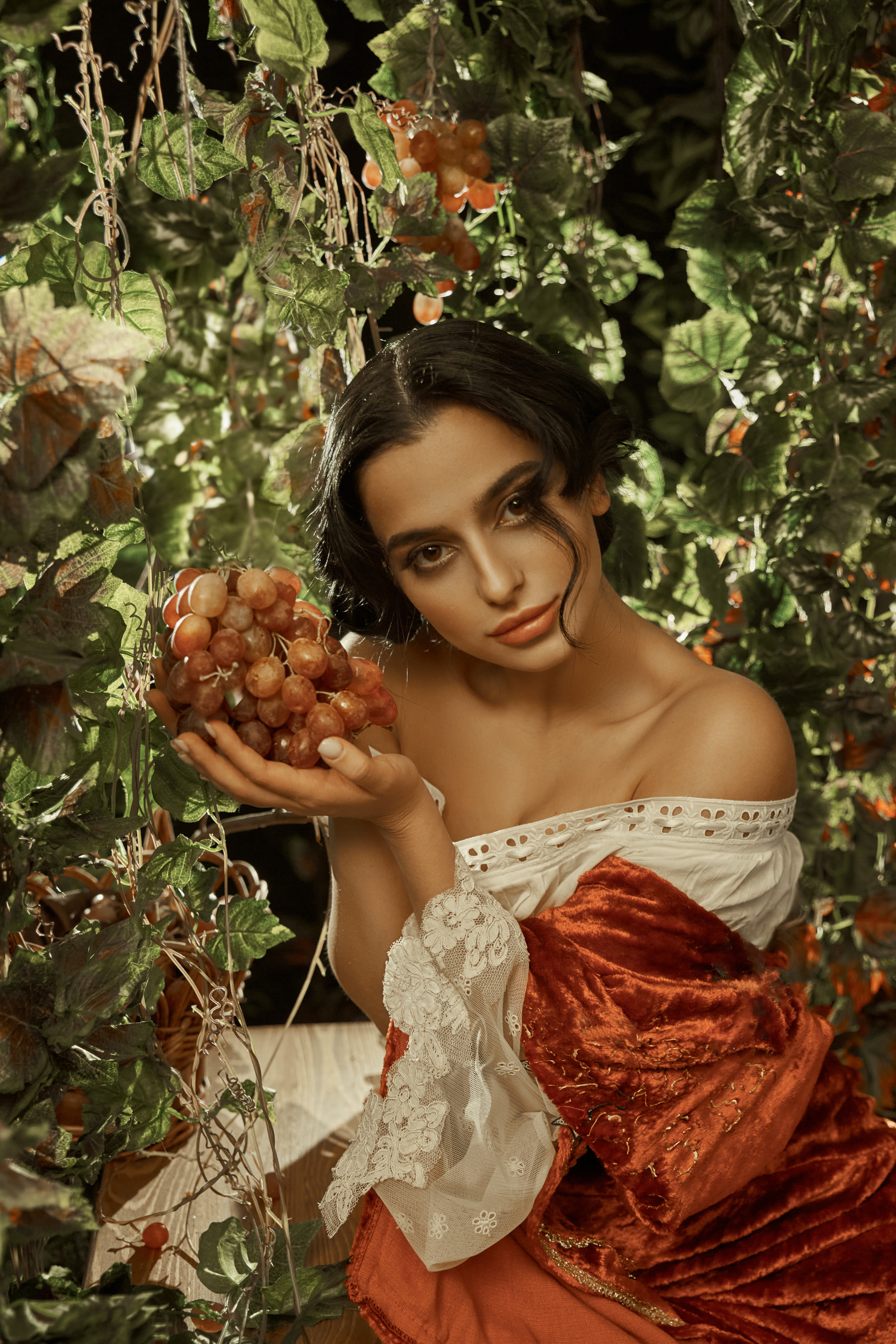 Образ под картину Брюллова «Итальянский полдень». Свадебный фотограф, портретный фотограф в Москве и Саратове Оксана Анциферова